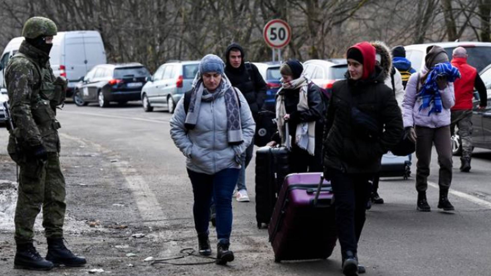 لاجئون أوكرانيون