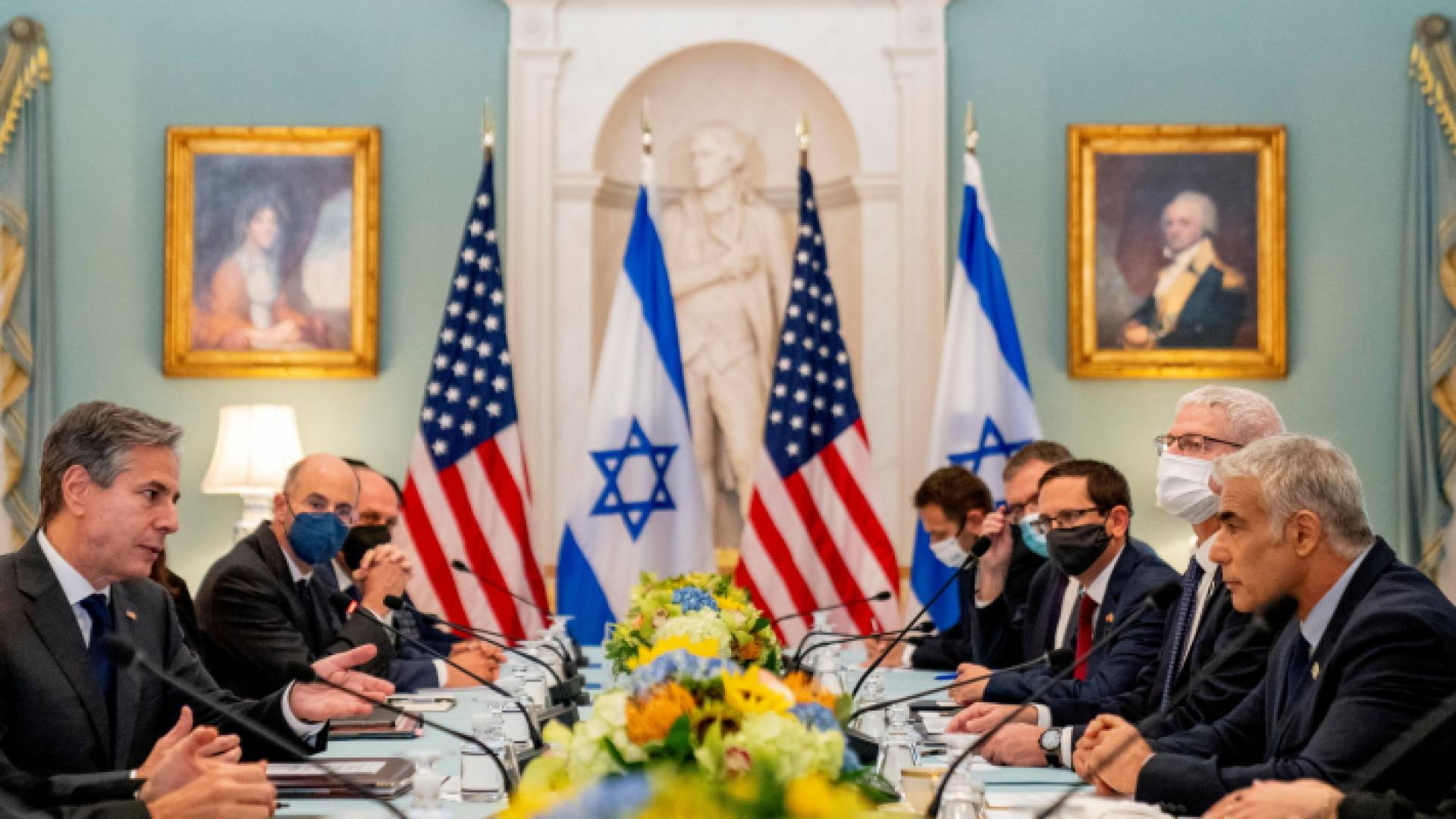 أنتوني بلينكن و يائير لبيد