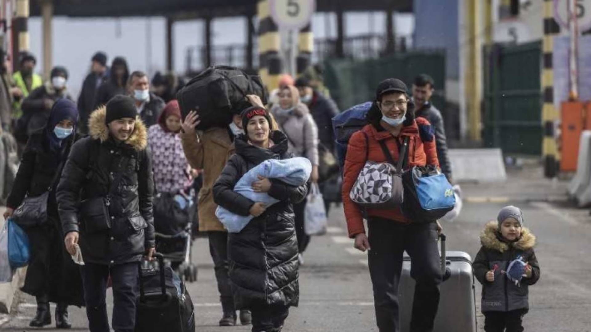 لاجئون أوكرانيون