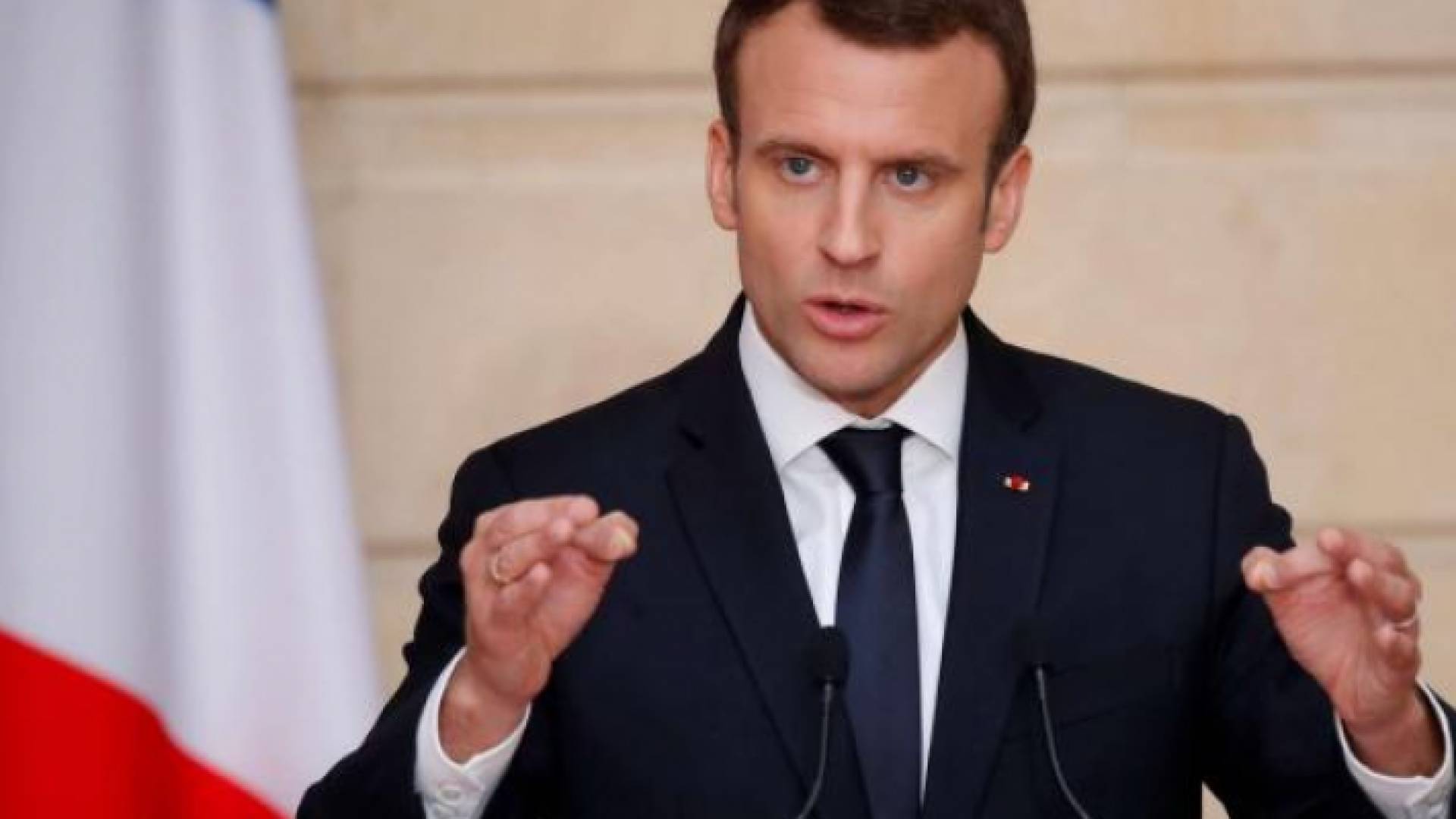 الرئيس الفرنسي إيمانويل ماكرون