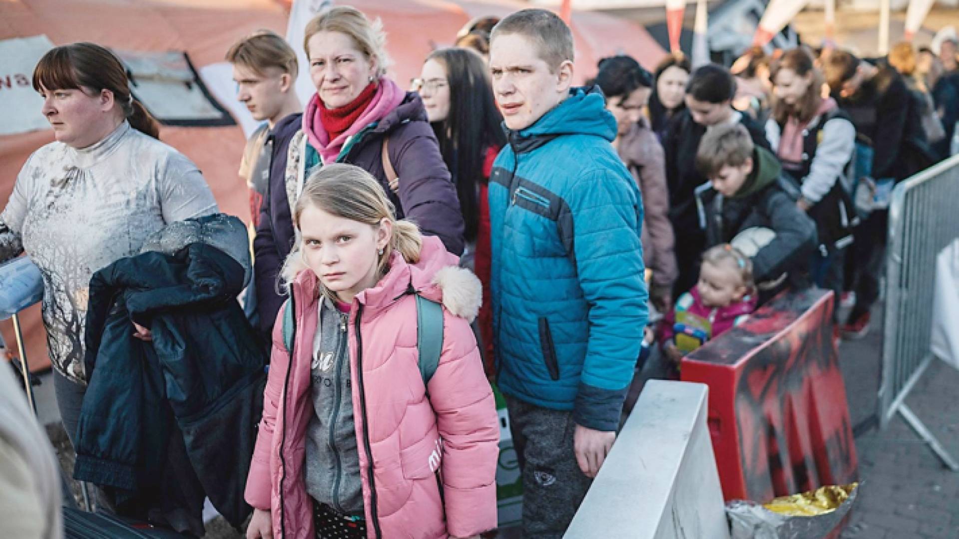 لاجئون أوكرانيون