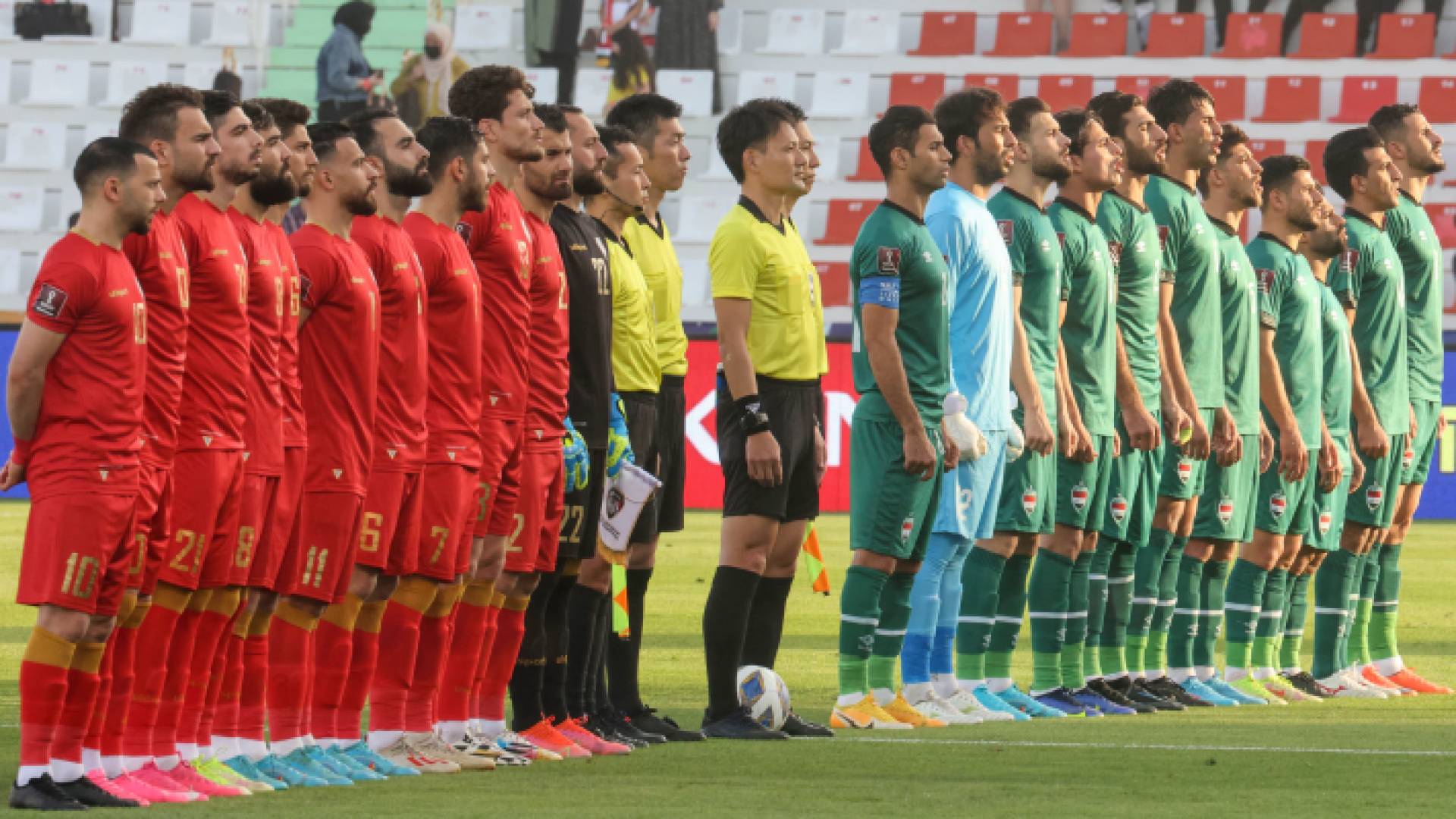 من مباراة سوريا والعراق