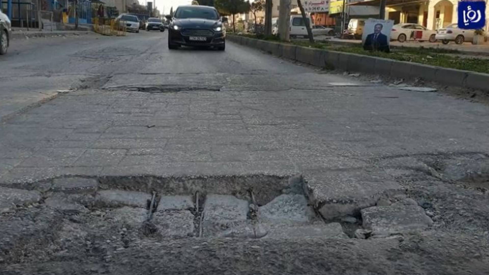 شوارع اربد.. بنية متهالكة منذ سنوات وطرق بحاجة إلى تعبيد