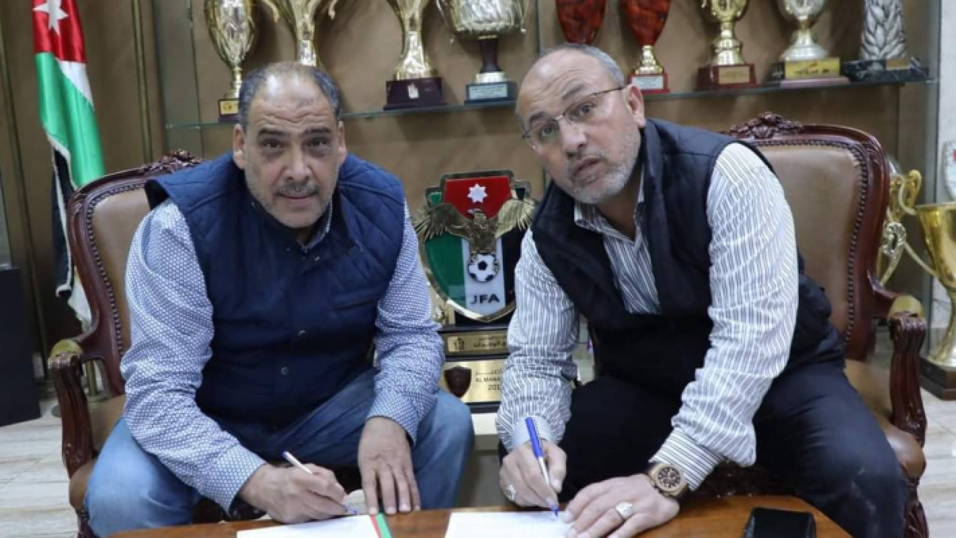 الجهاز الفني الجديد لفريق كرة القدم