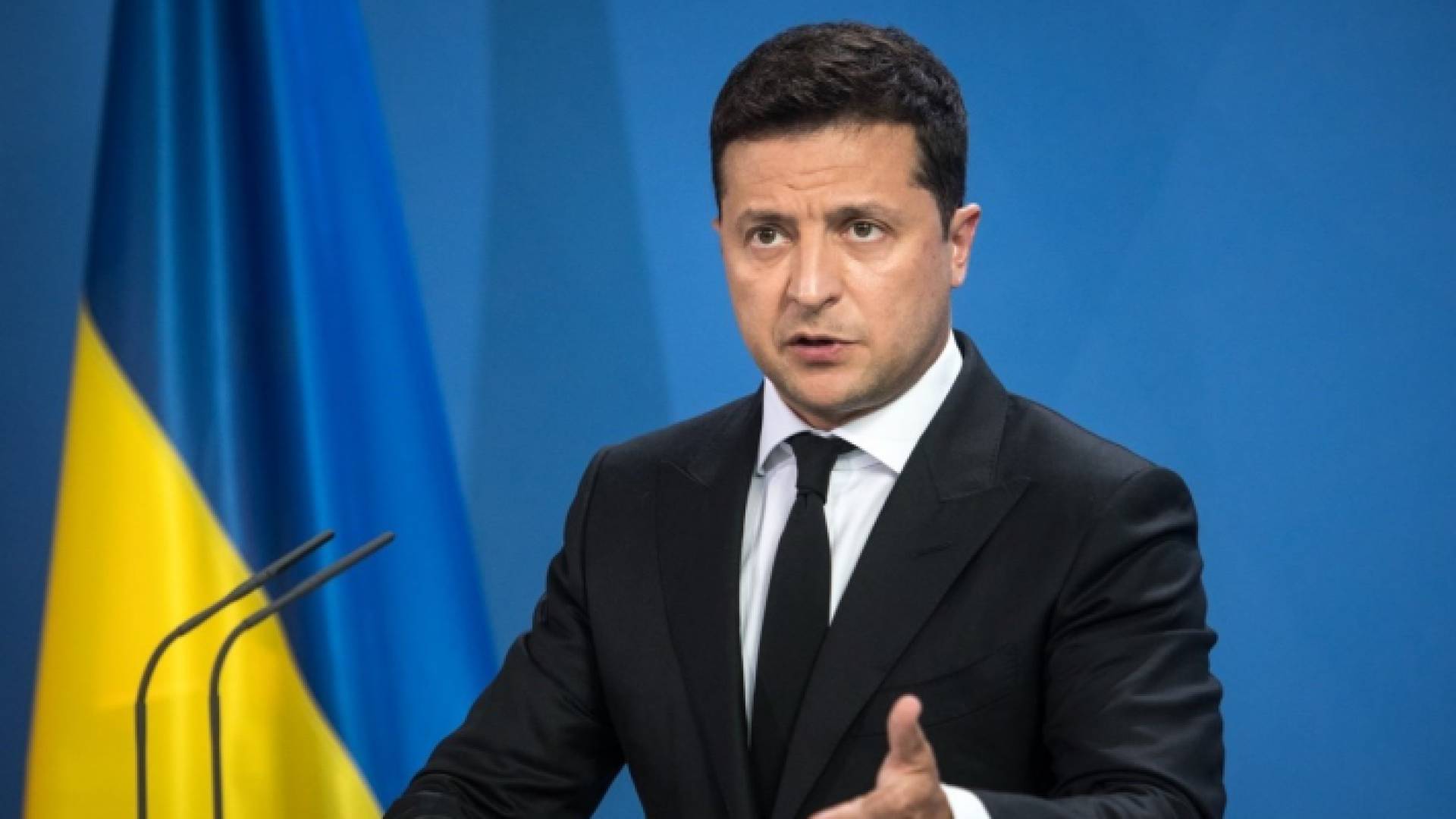 الرئيس الأوكراني فلاديمير زيلينسكي