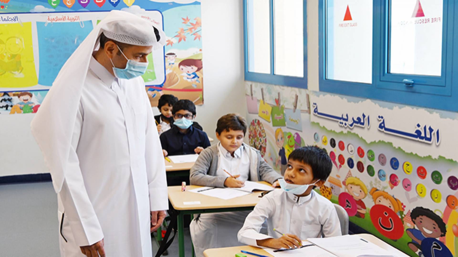 مدرسة في قطر - ارشيفية