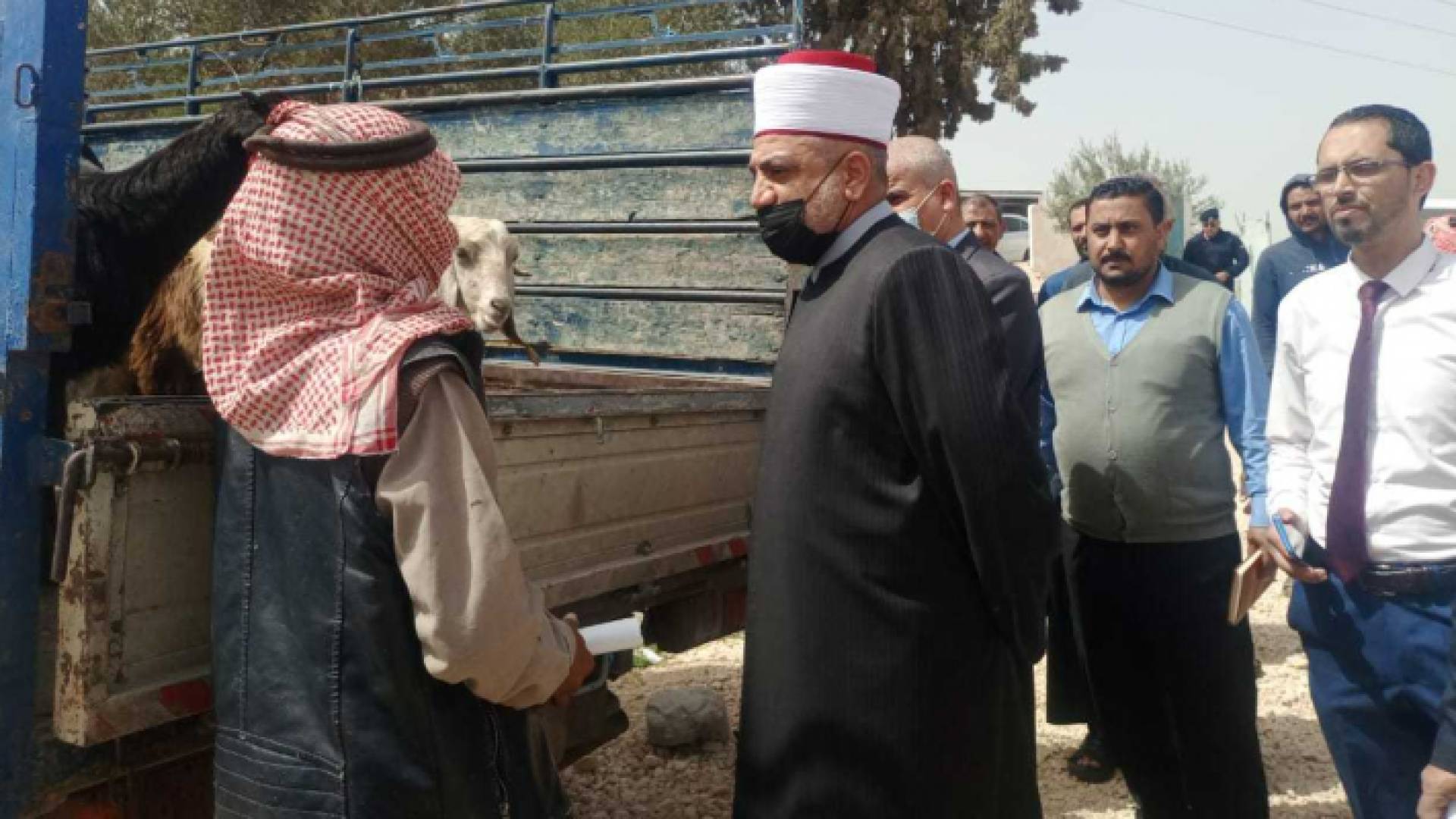 جانب من زيارة وزير الأوقاف