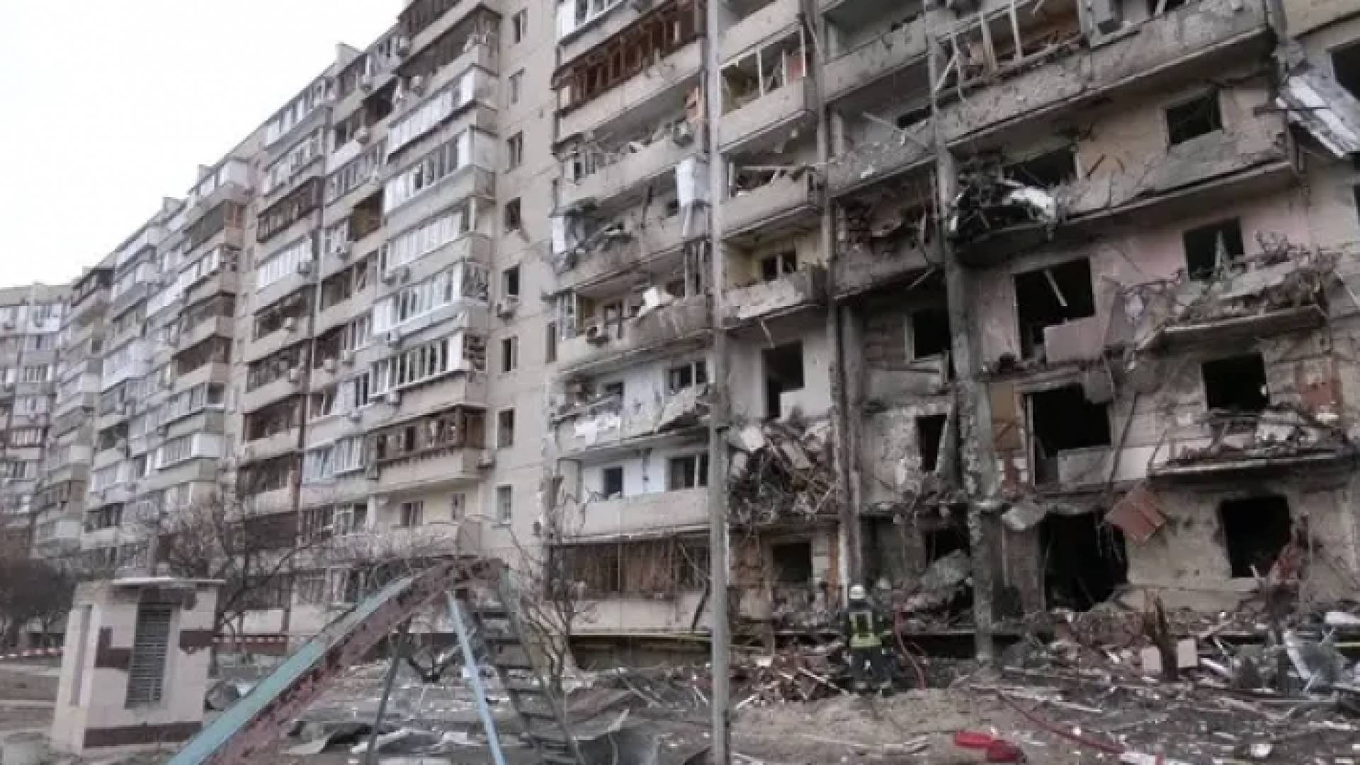 دمار خلفه القصف الروسي