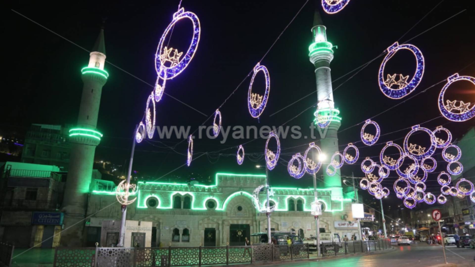 المسجد الحسيني في وسط البلد بالعاصمة عمان - ارشيفية