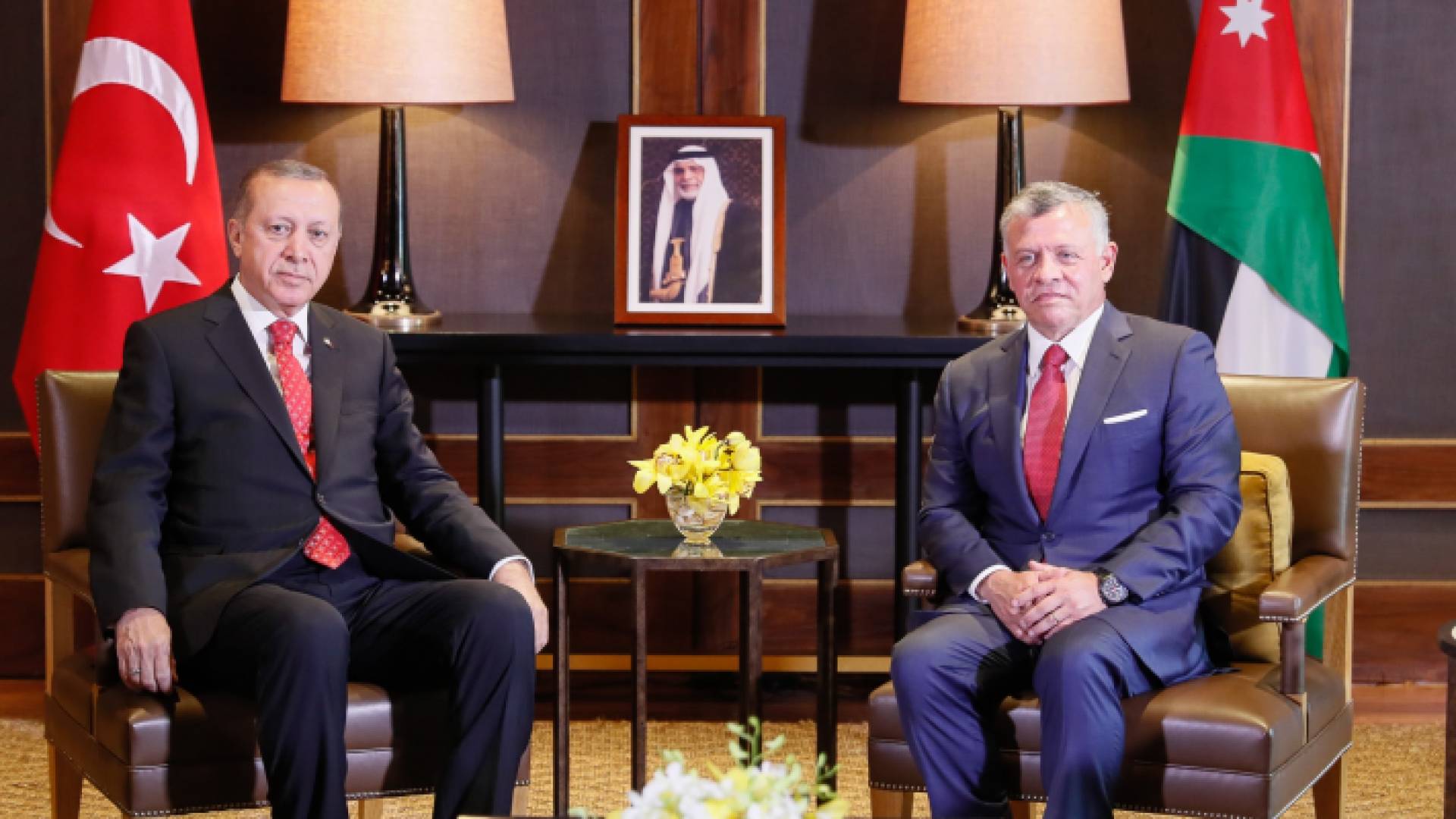 جلالة الملك والرئيس التركي