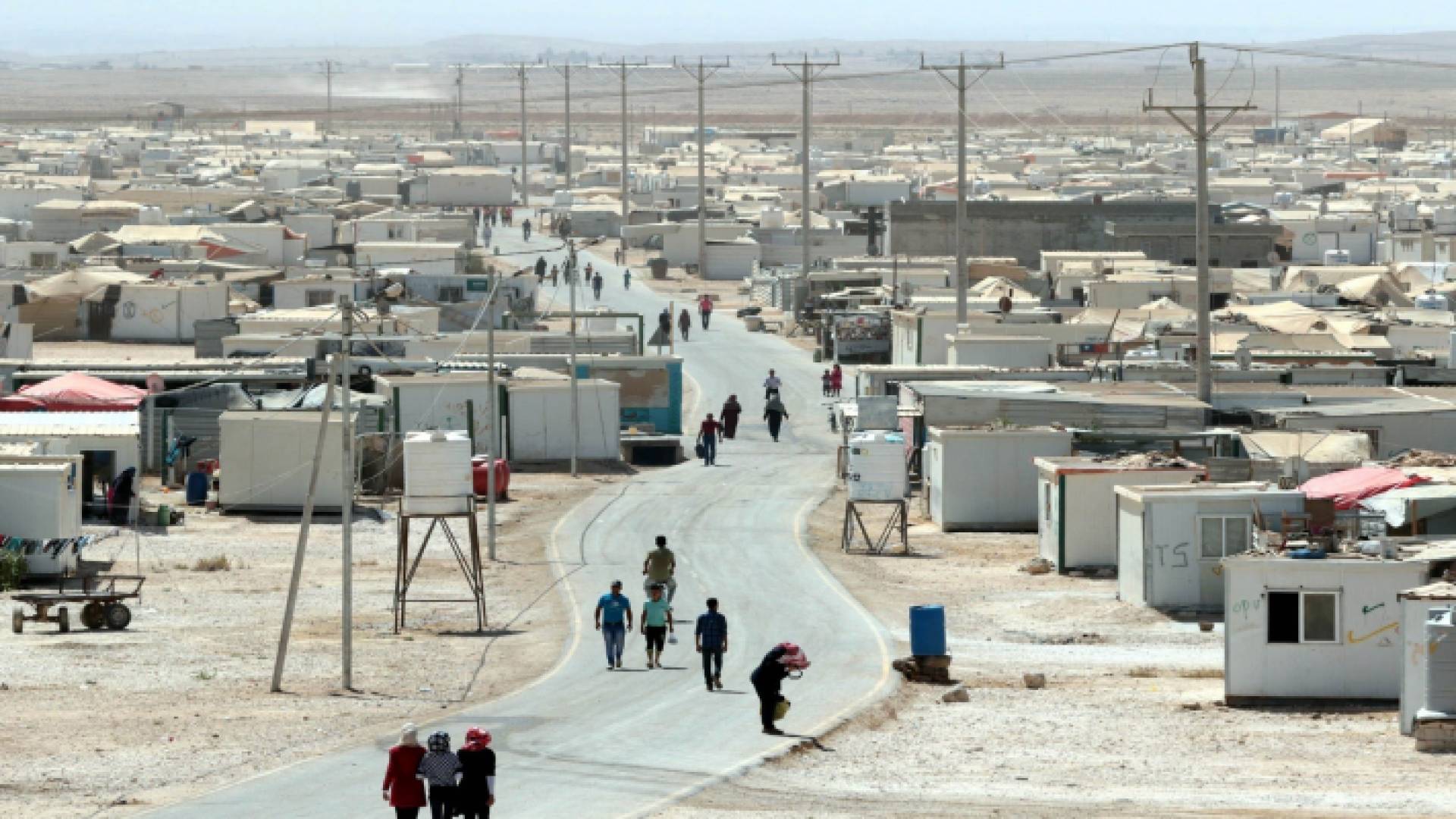 مخيم للاجئين السوريين في الأردن