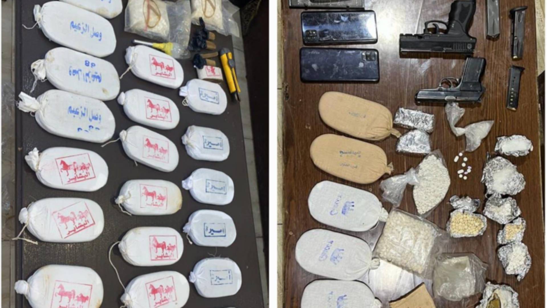 المكافحة تتعامل مع خمس قضايا نوعية للاتجار وترويج المواد المخدرة