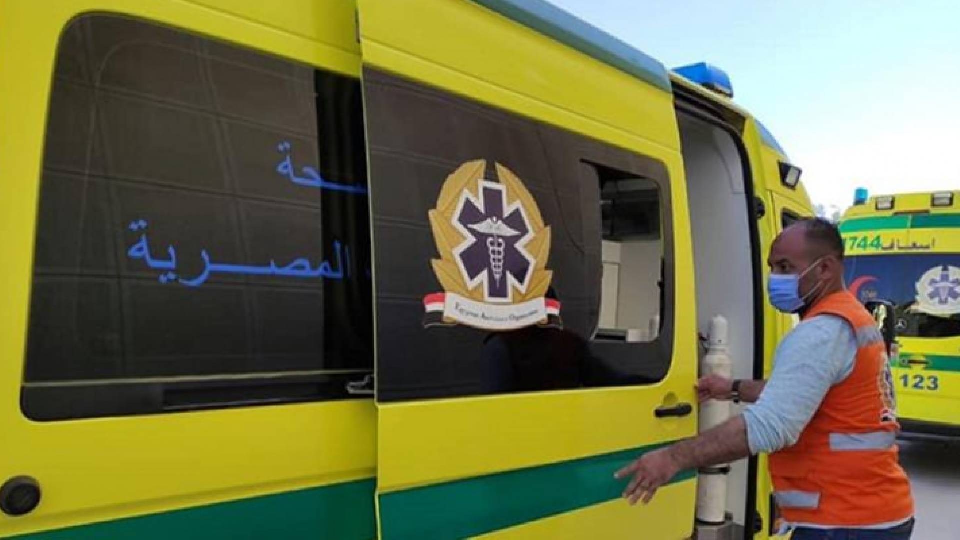 مركبة تابعة للدفاع المدني المصري