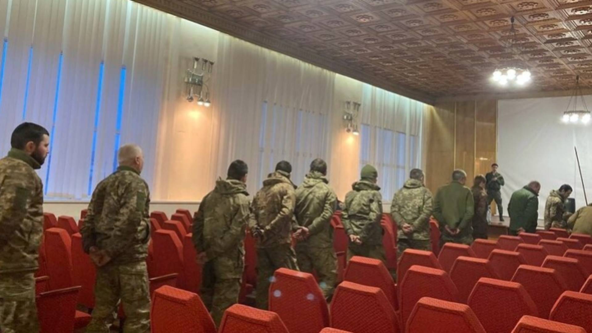 عسكريون من مشاة البحرية الأوكرانية