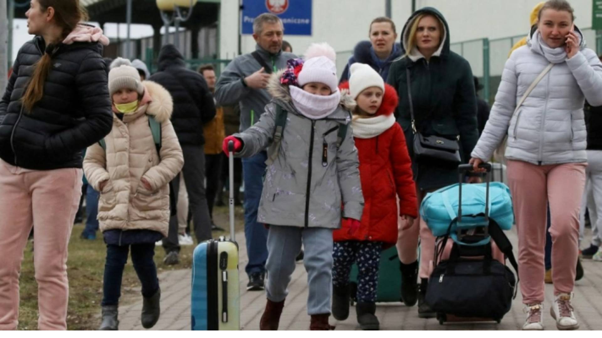 لاجئون أوكرانيون