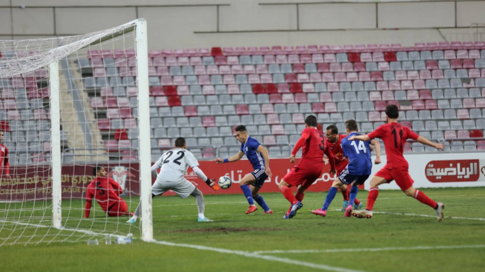 مباراة سابقة بين الرمثا والصريح