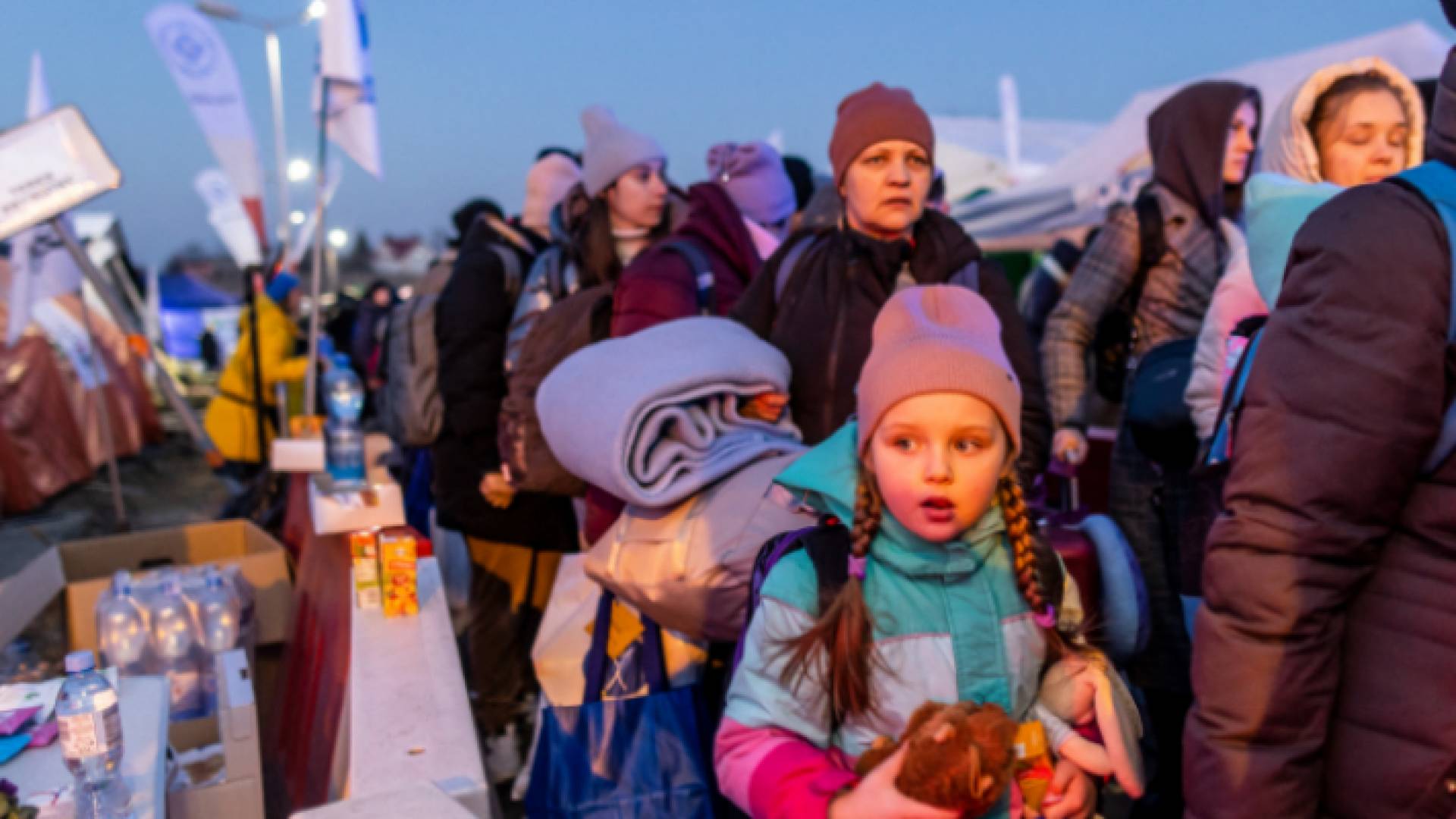 لاجئون أوكرانيون