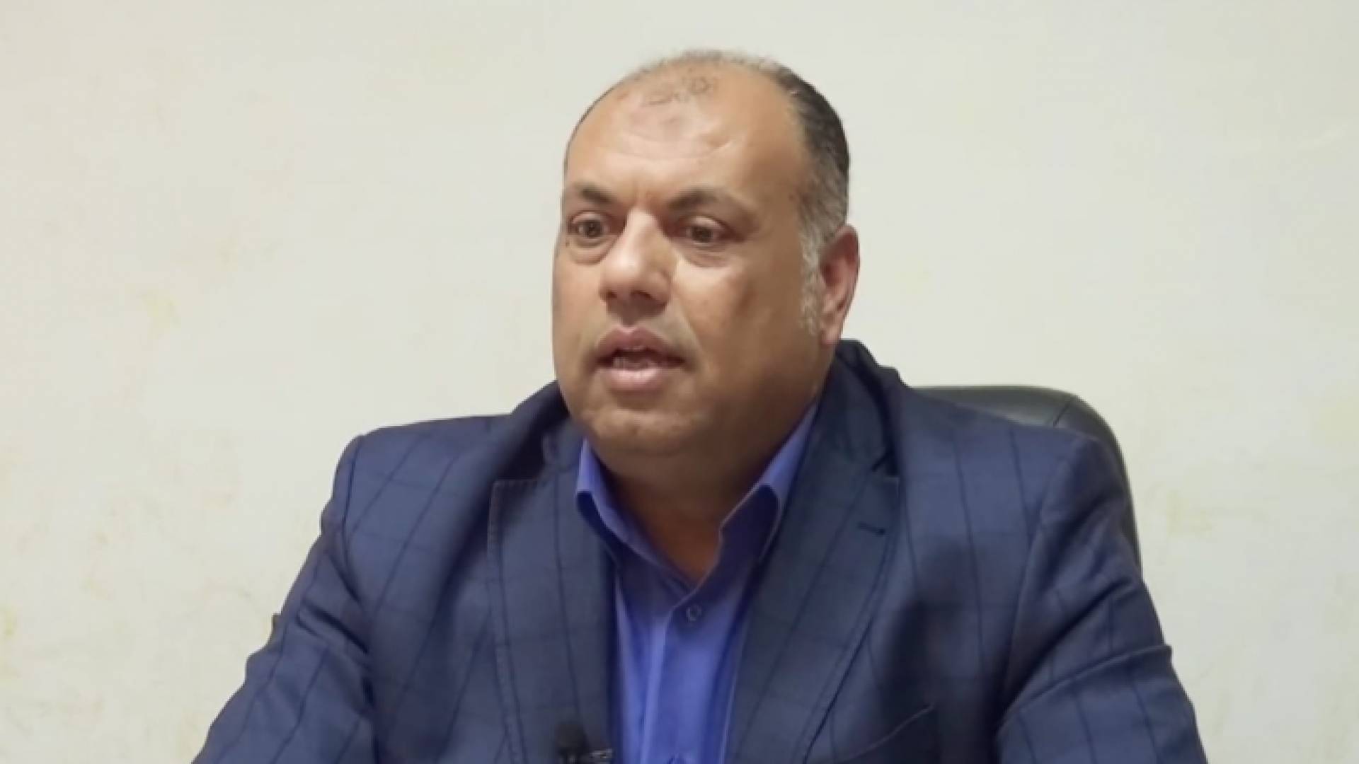 رئيس النقابة العامة للعاملين في الخدمات العامة والمهن الحرة خالد أبو مرجوب