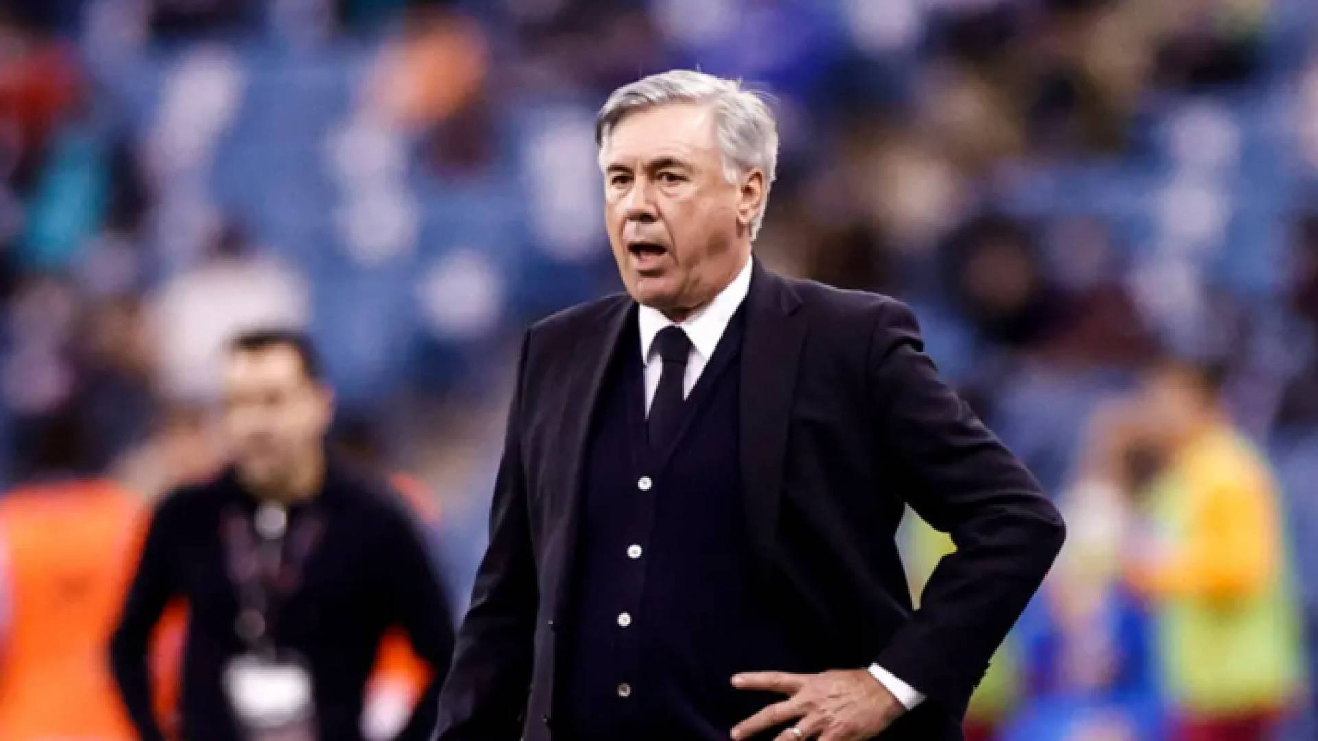 المدير الفني لنادي ريال مدريد الإيطالي كارلو أنشيلوتي