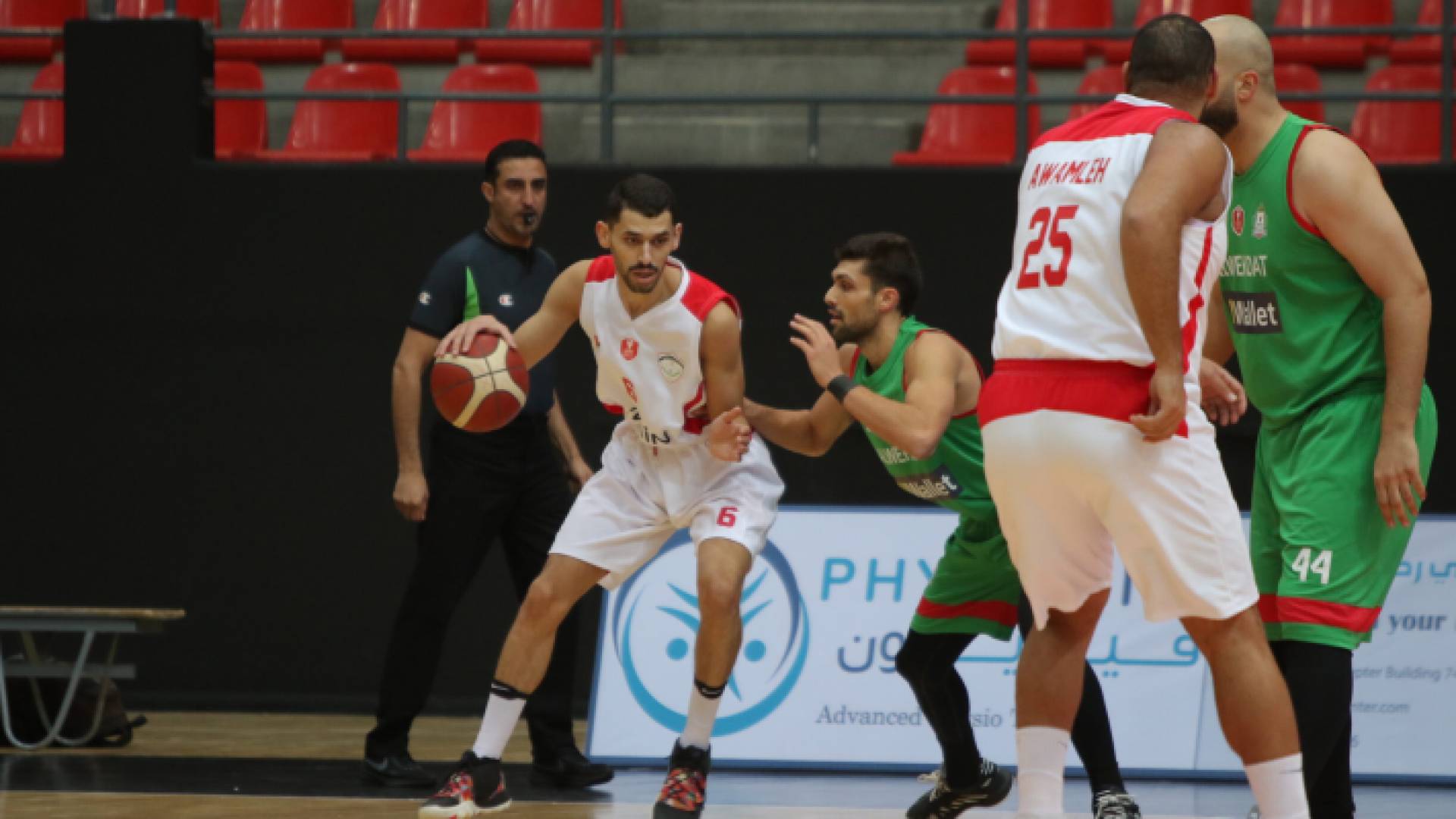 مباراة سابقة في الدوري الممتاز لكرة السلة