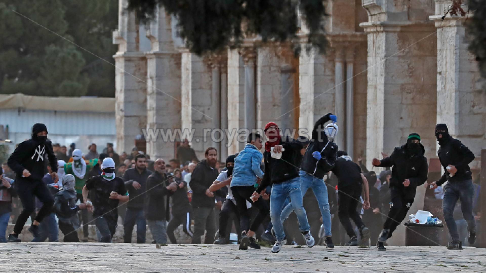 مواجهات بين الفلسطينيين وقوات الاحتلال