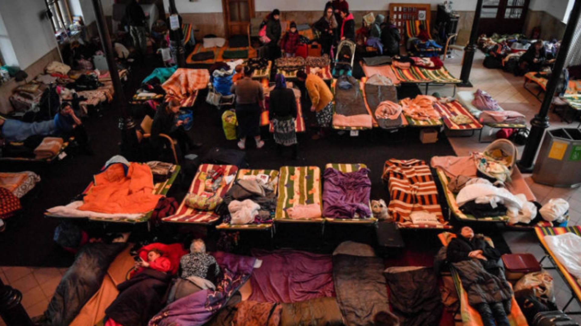 لاجئون أوكرانيون في بولندا