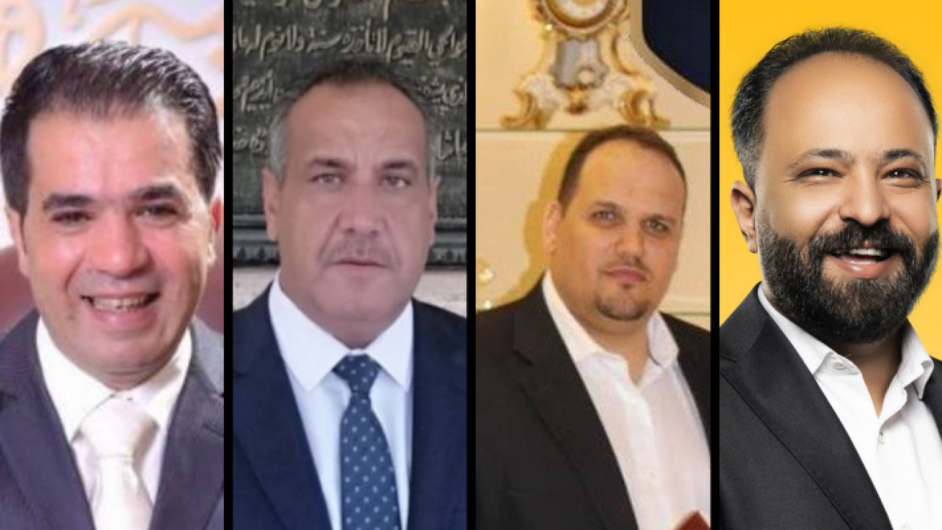 من اليمين: العساف والمحسيري والعدوان والعبداللات