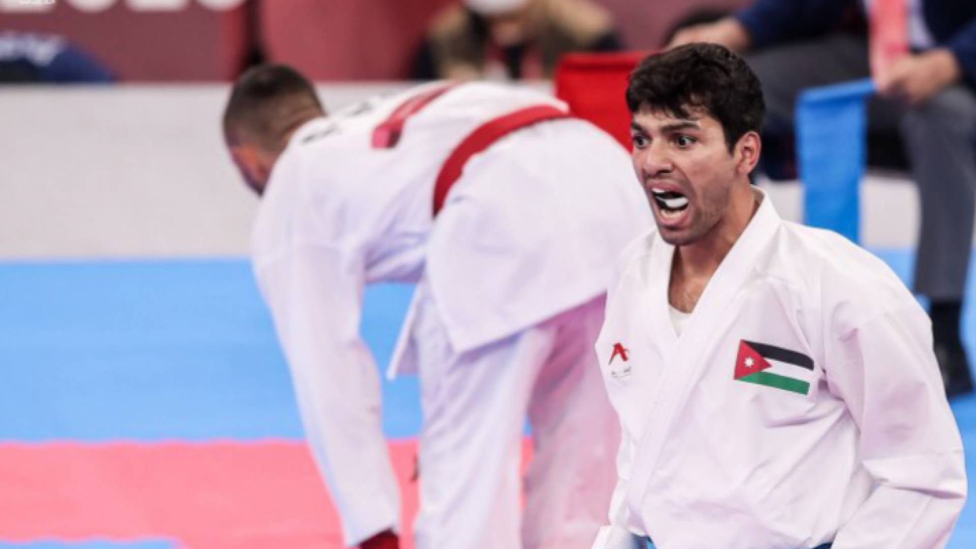 لاعب المنتخب الوطني للكراتيه عبد الرحمن المصاطفة - أرشيفية