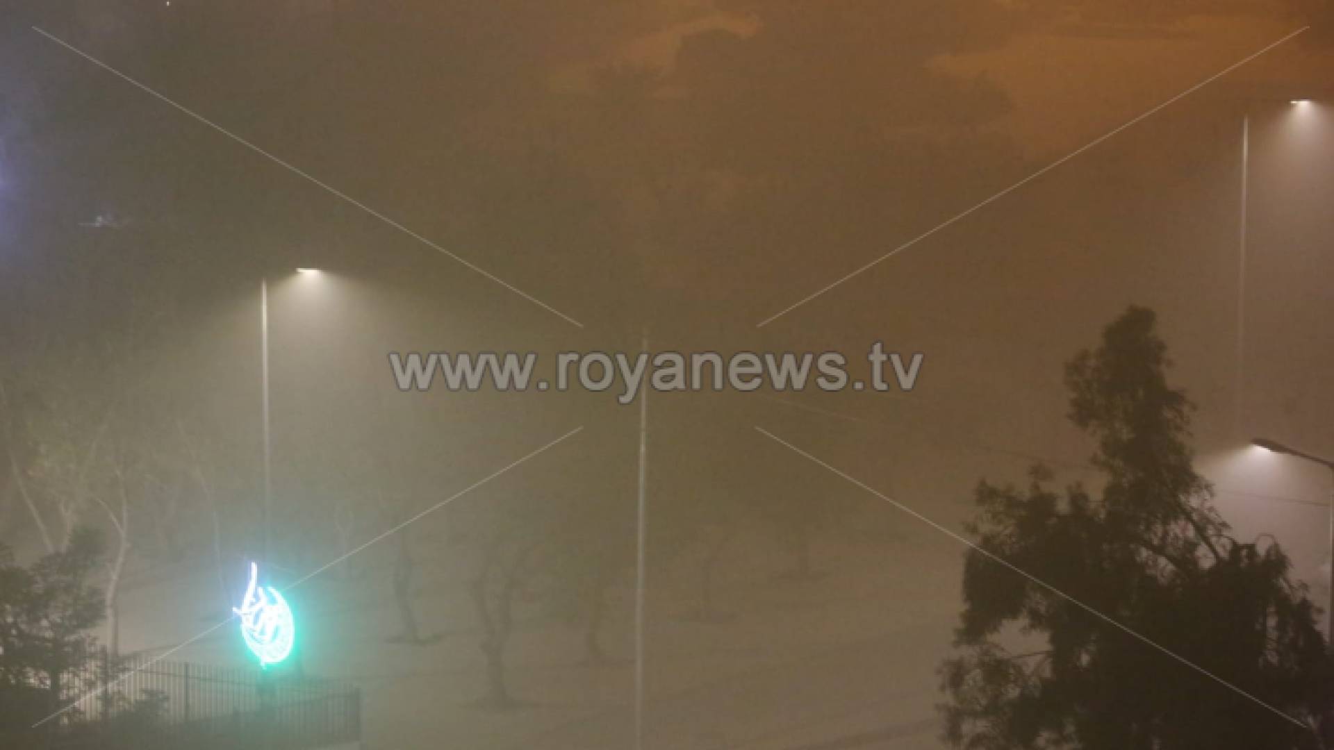 الغبار في العاصمة عمان