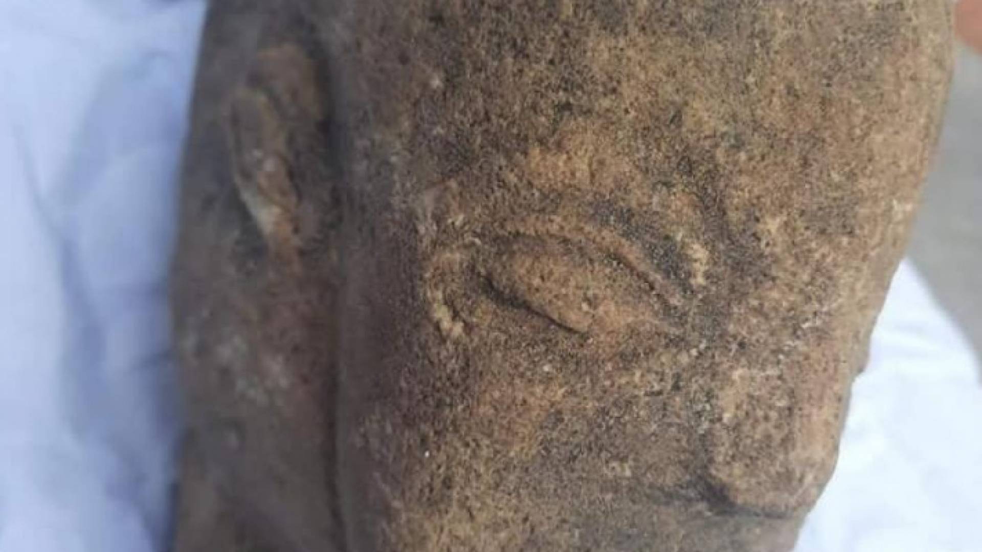 التمثال الكنعاني المكتشف في غزة