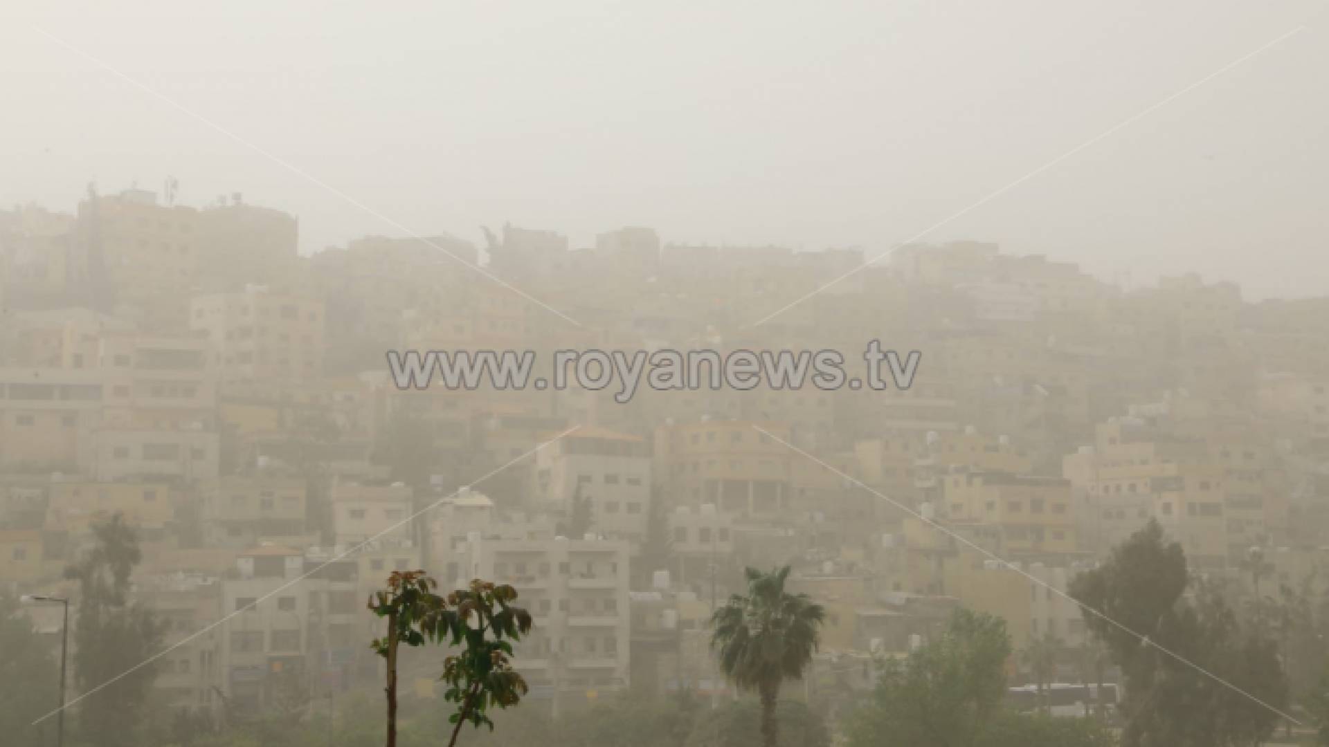 أجوء مغبرة في العاصمة عمان - ارشيفية