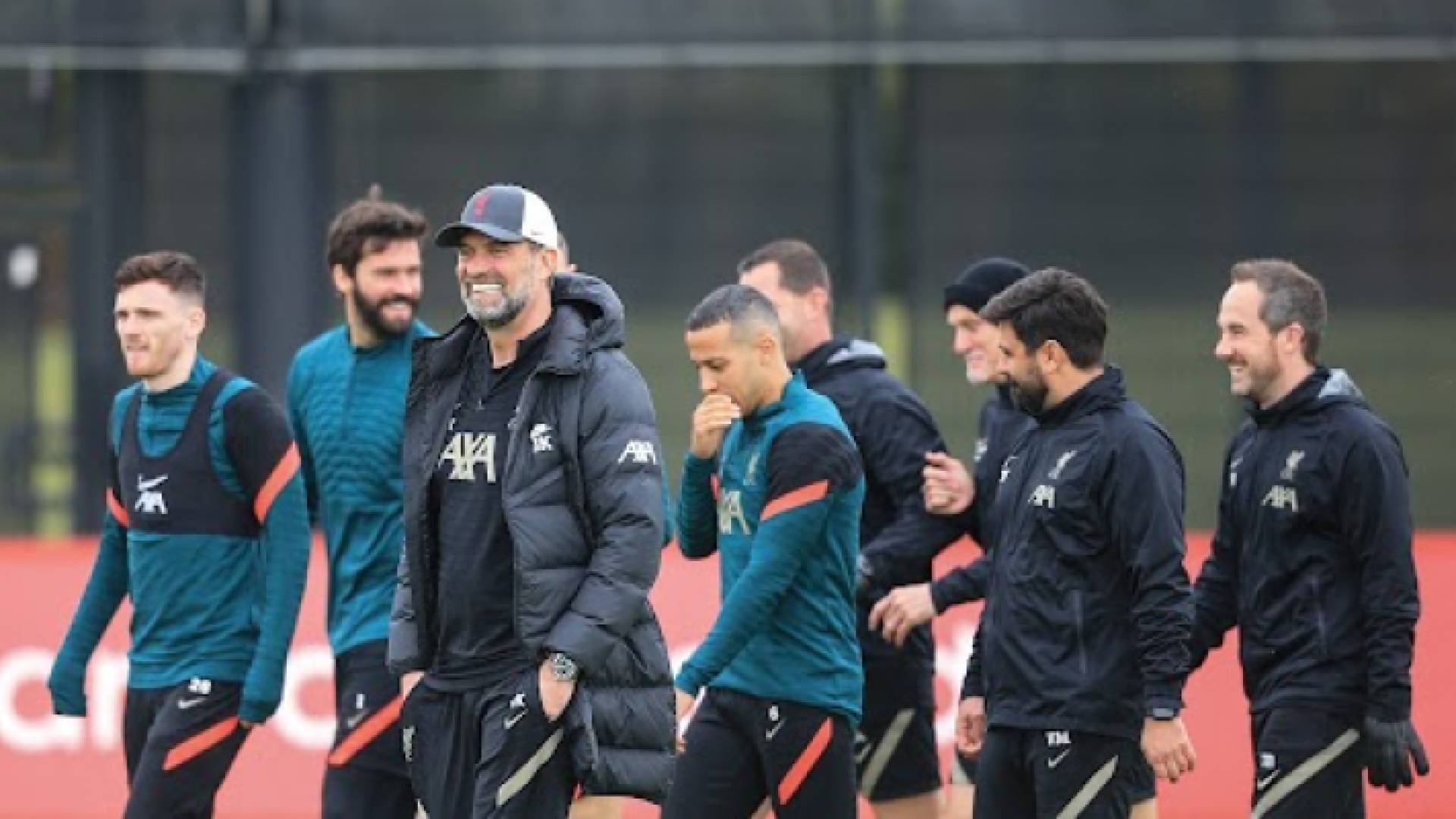 تدريب للاعبي ليفربول