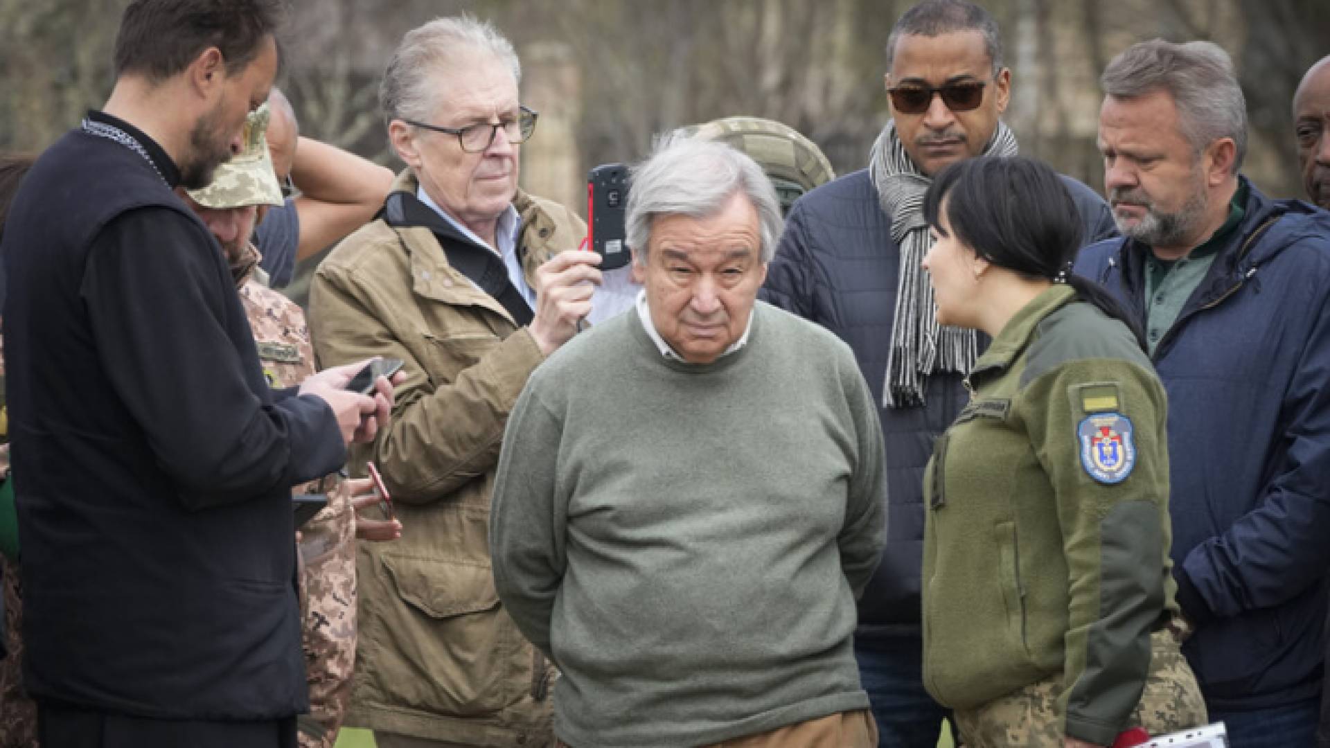 زيارة الأمين العام للأمم المتحدة أنطونيو غوتيريش إلى العاصمة الأوكرانية