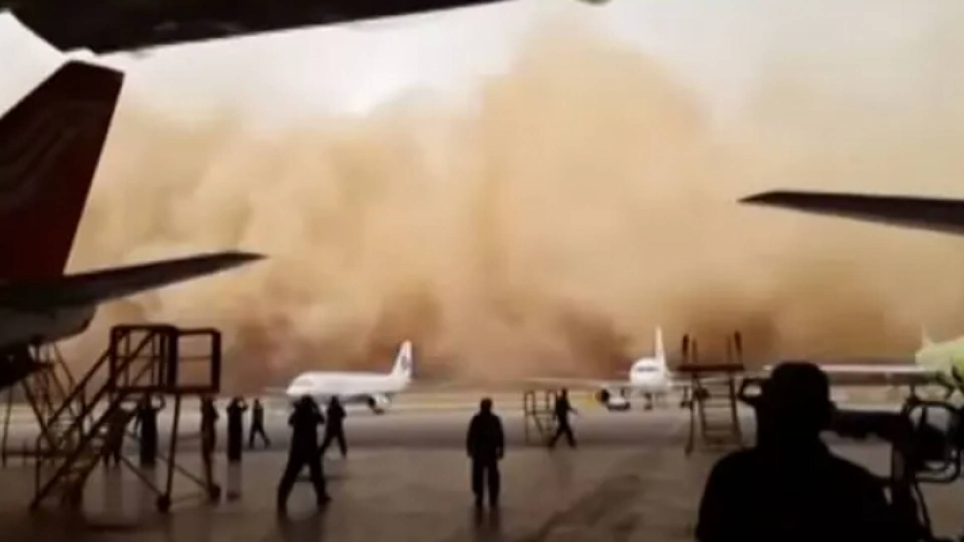 عاصفة الرملية في الأردن