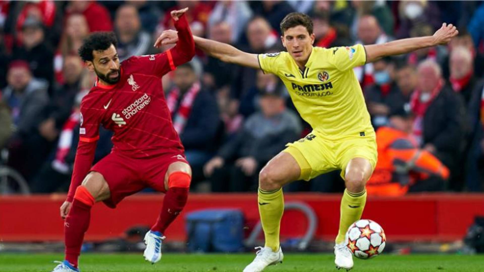 قمة كروية بين ليفربول وفياريال في دوري أبطال أوروبا