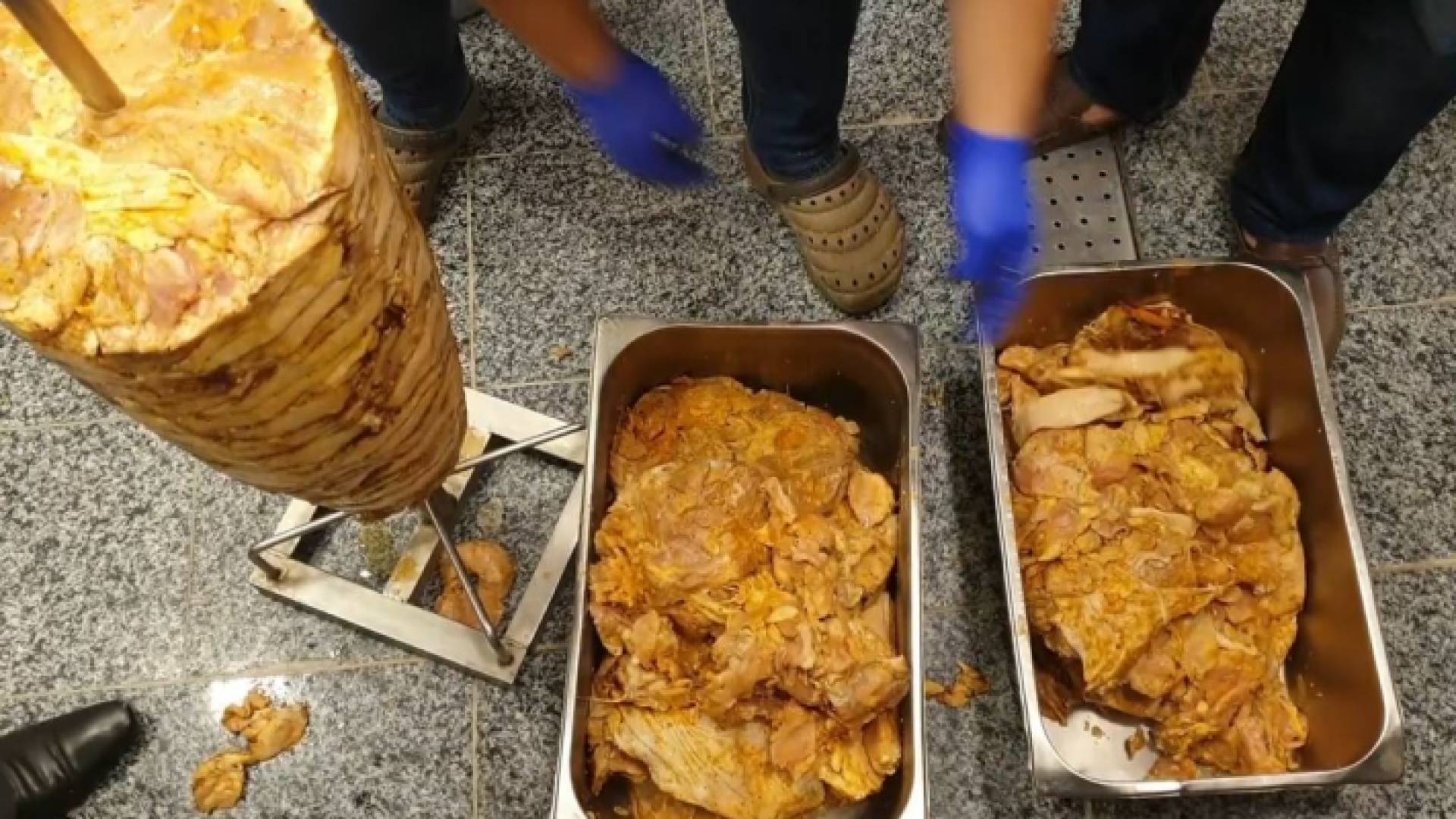 دجاج معد للشاورما