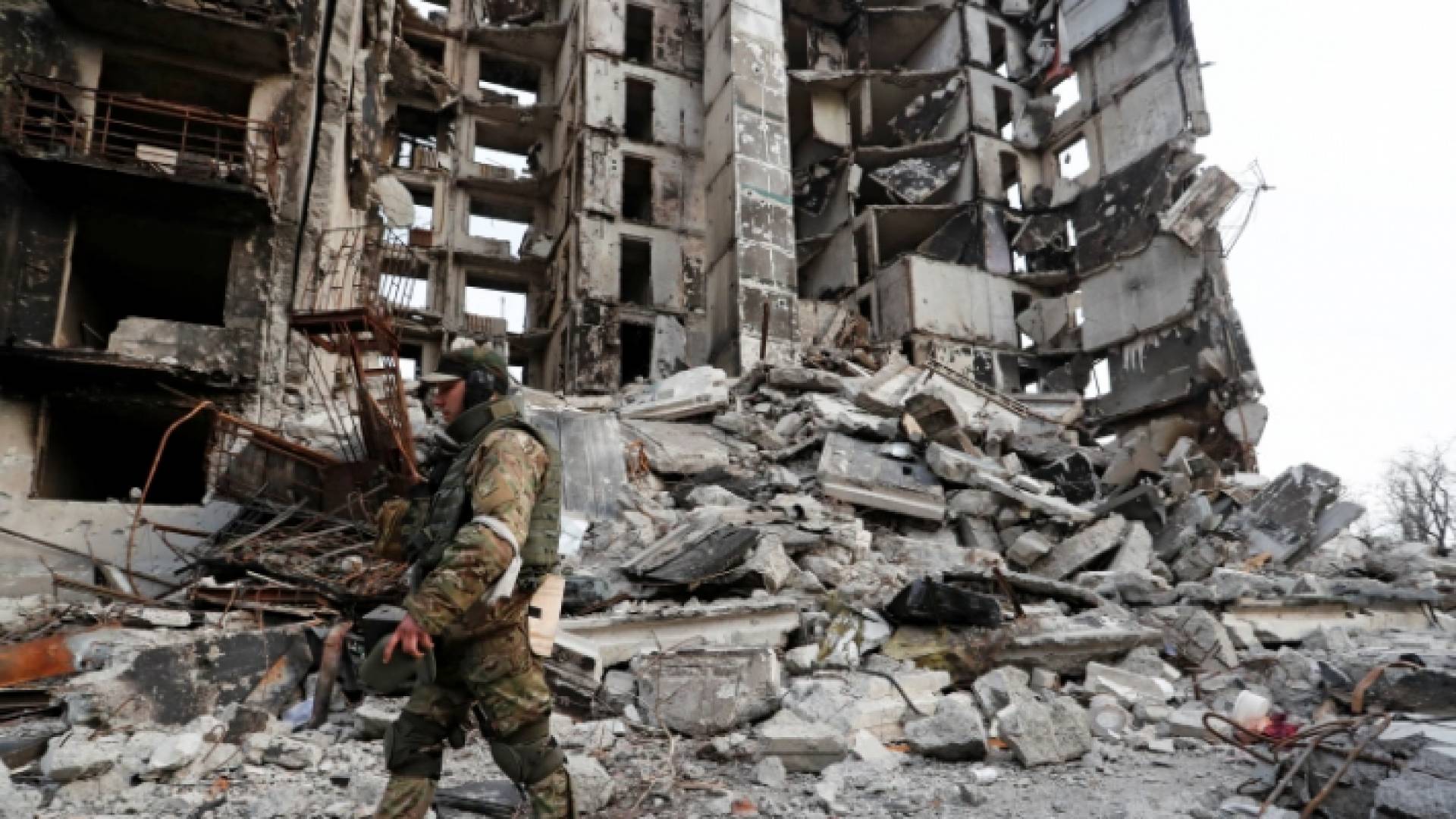 دمار خلفه القصف الروسي