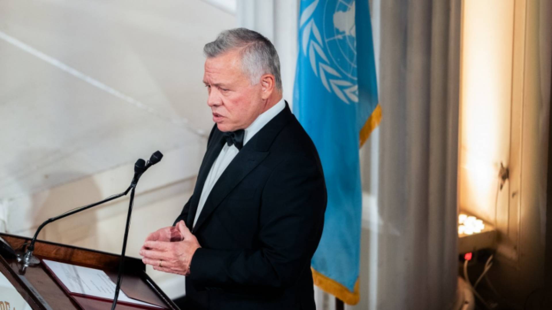 الملك: رحلتنا في الطريق إلى السلام يجب أن تمر بمدينة القدس