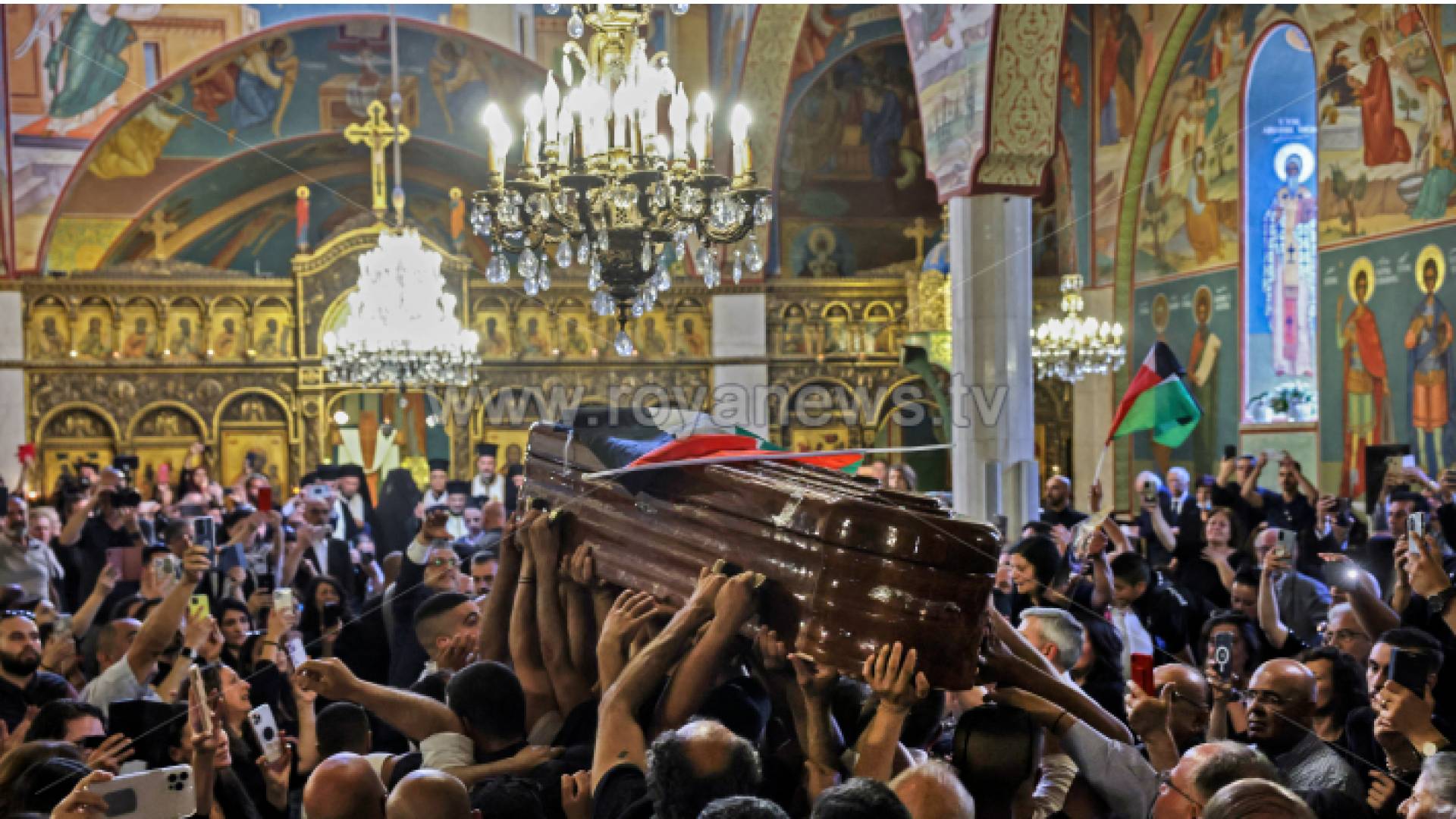 موكب تشييع جثمان الشهيدة شيرين أبو عاقلة