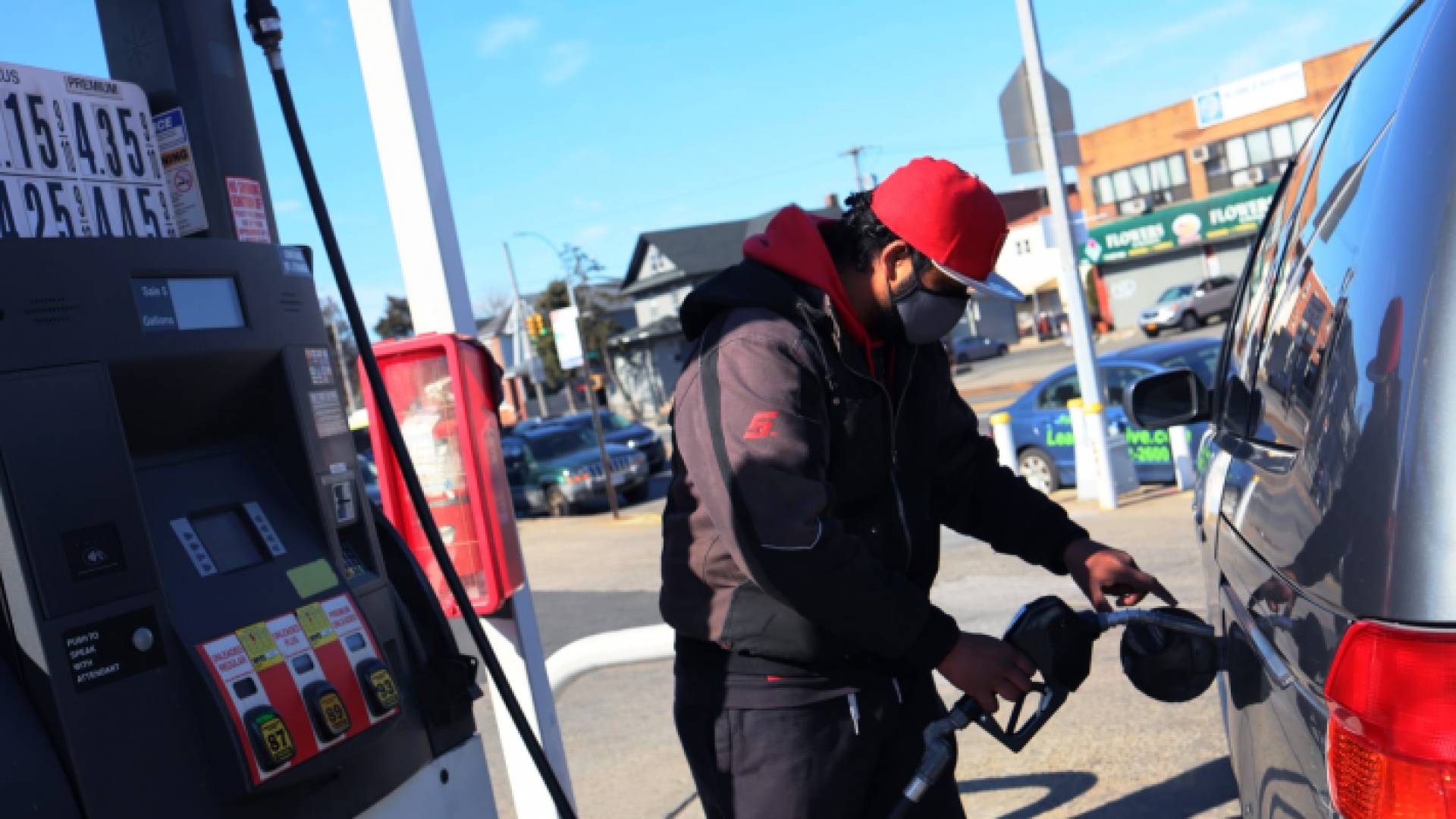 إحدى محطات البنزين في الولايات المتحدة