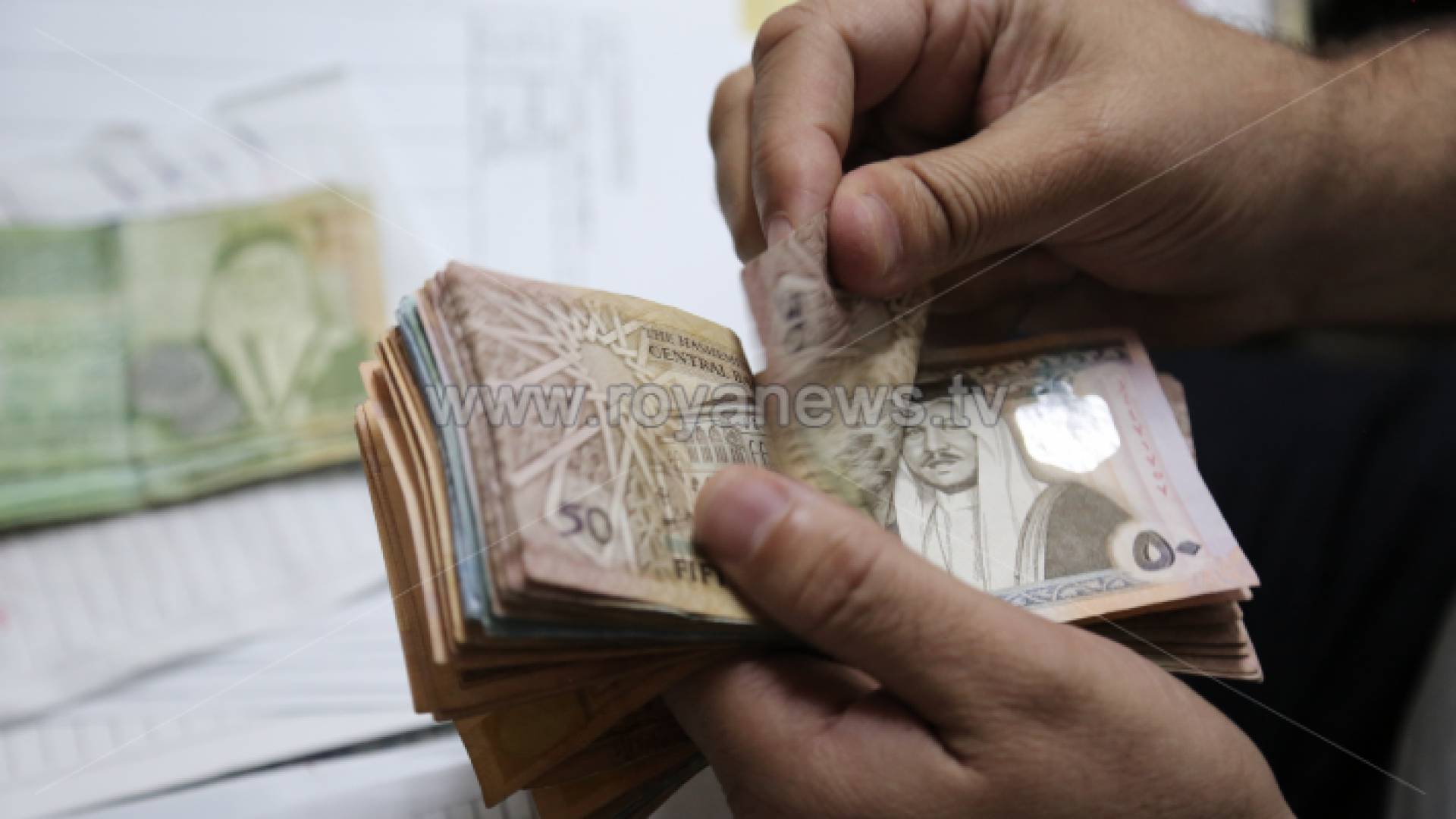 عملة ورقية أردنية