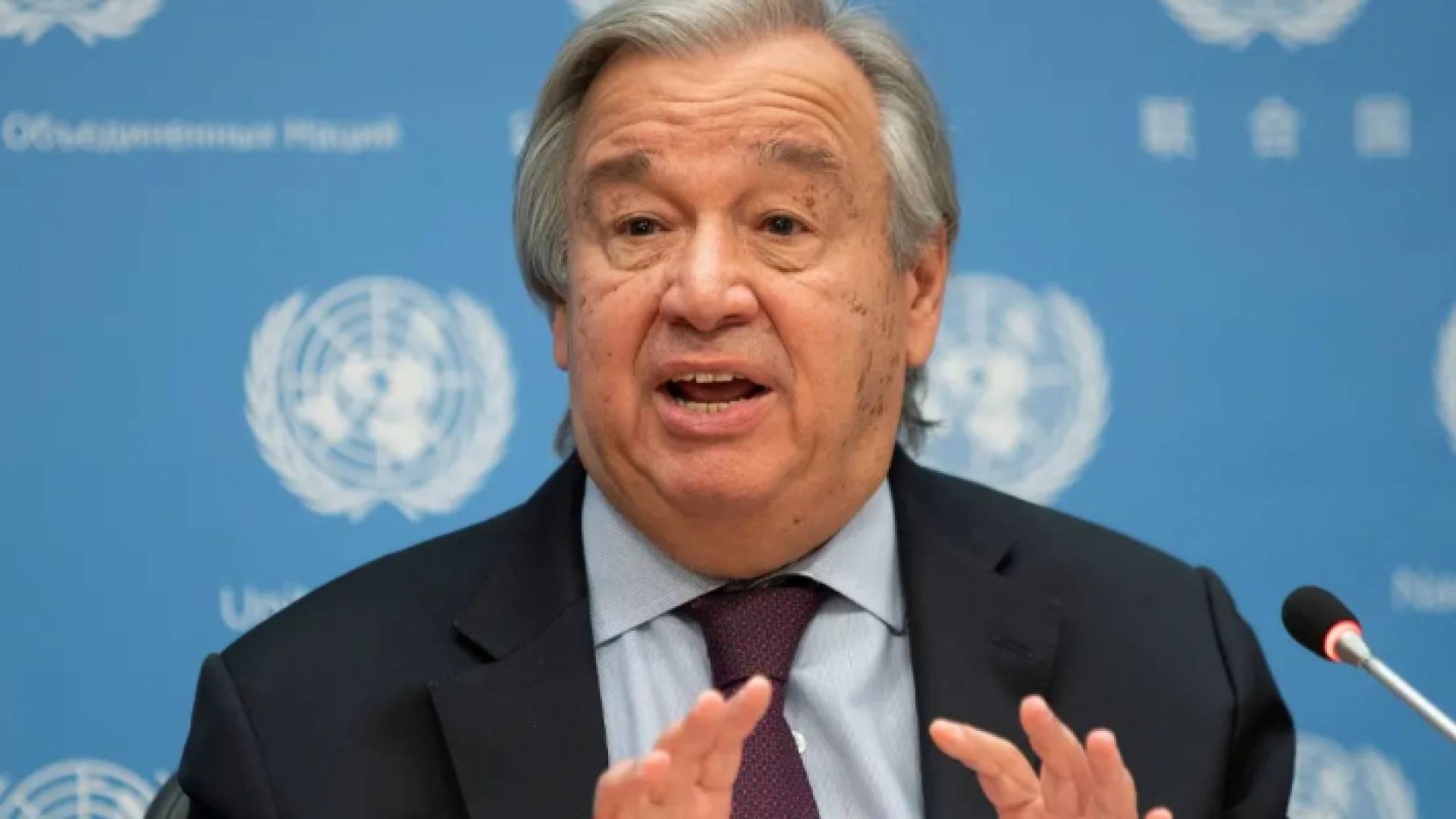الأمين العام للأمم المتحدة انطونيو غوتيريش