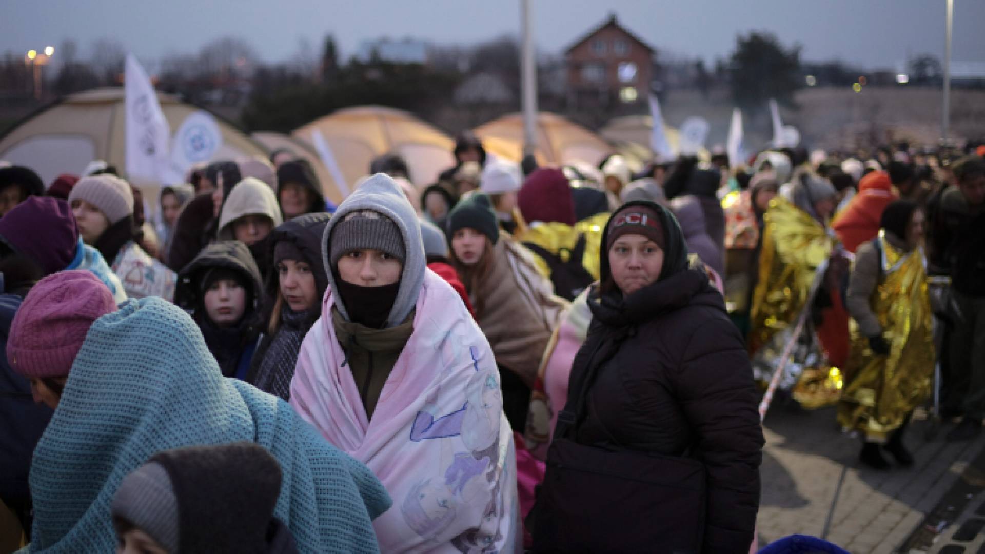 لاجئون أوكرانيون