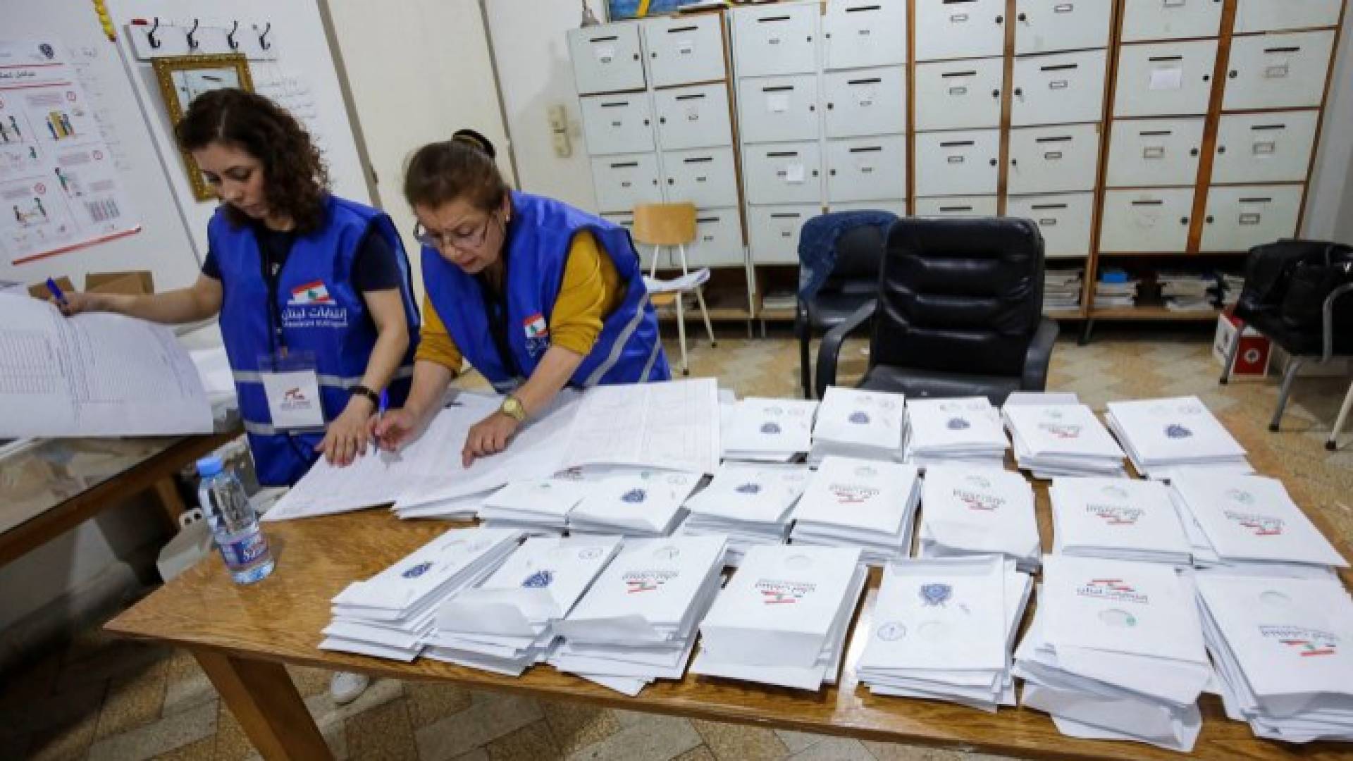 الصورة من الانتخابات اللبنانية