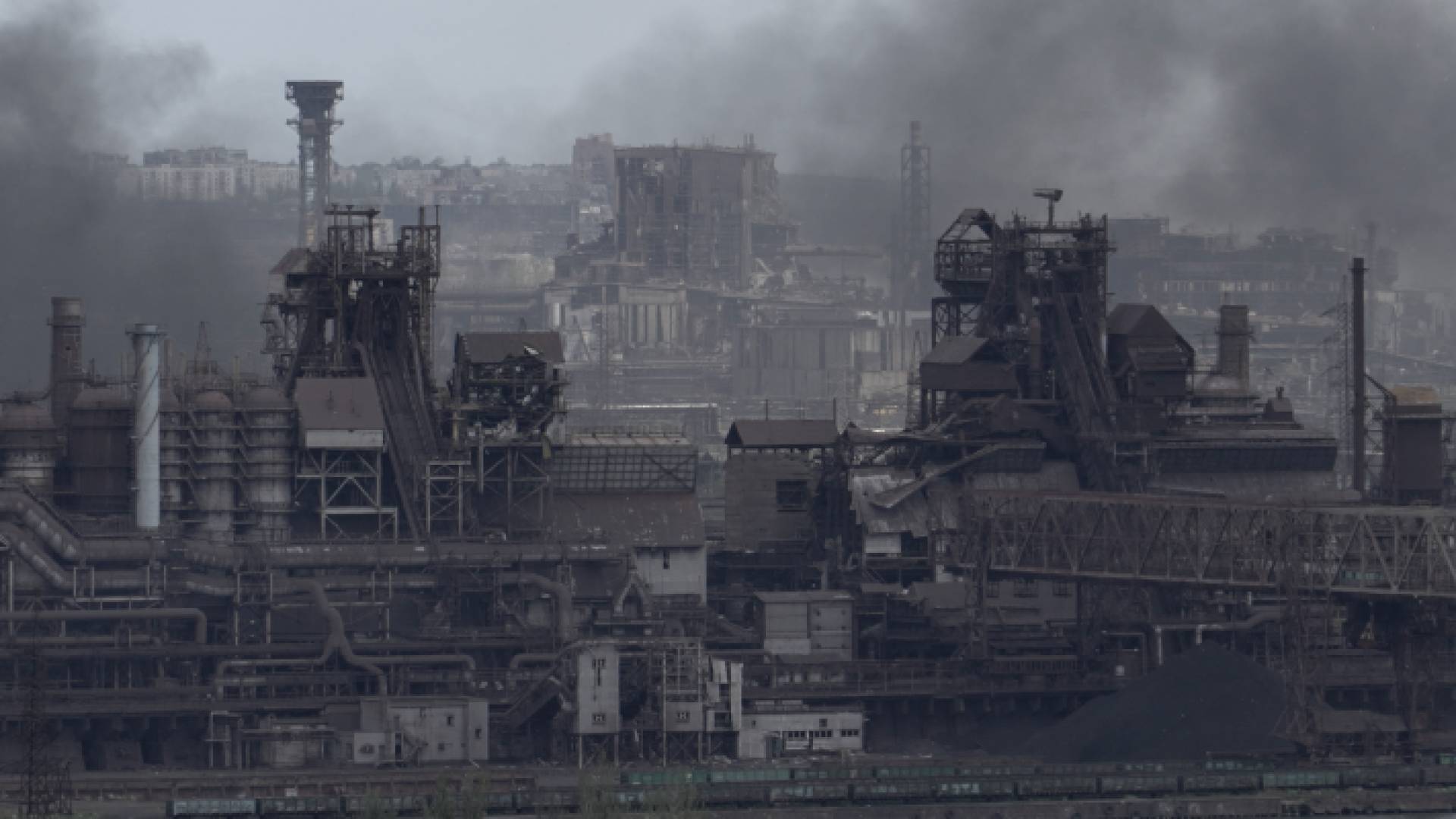 مصنع آزوفستال للصلب في مدينة ماريوبول - AFP