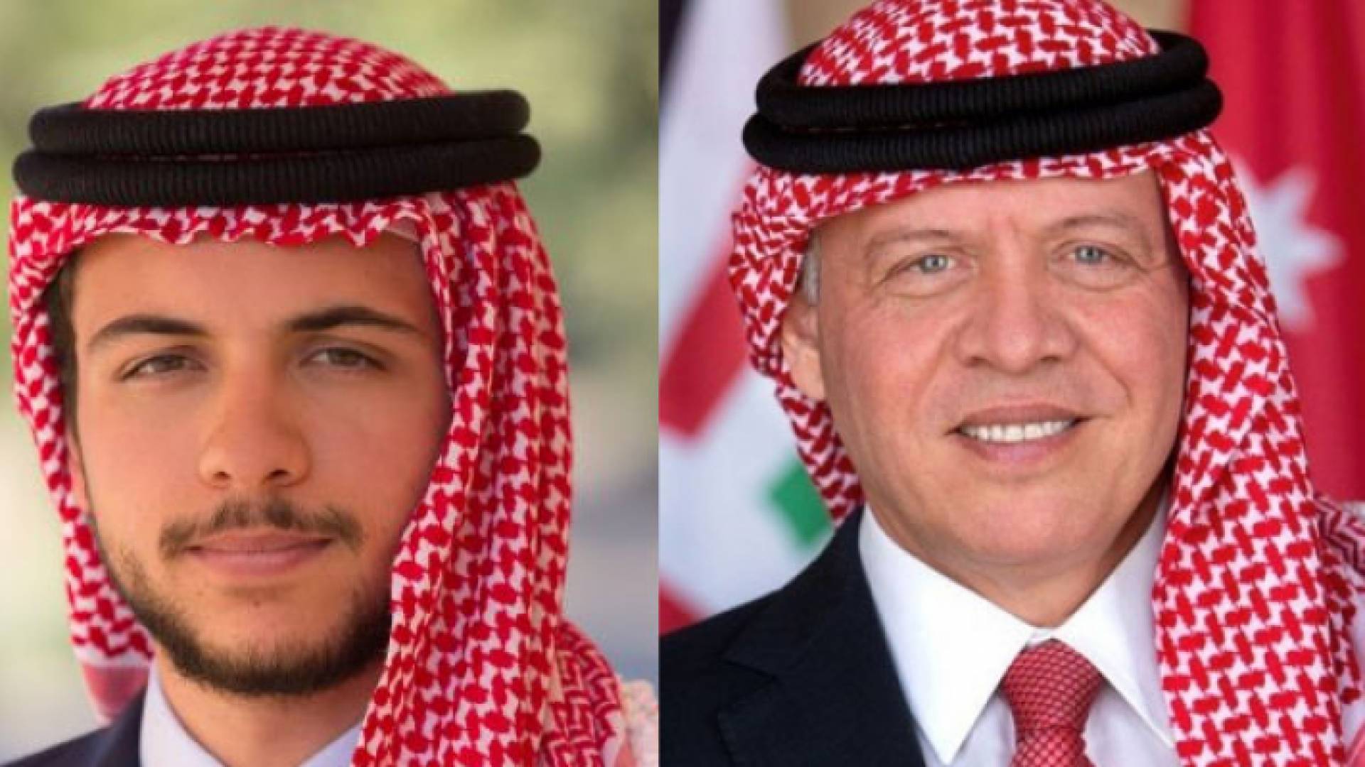 الملك وولي العهد - ارشيفية