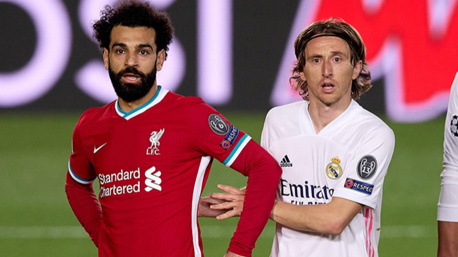 لوكا مودريتش ومحمد صلاح