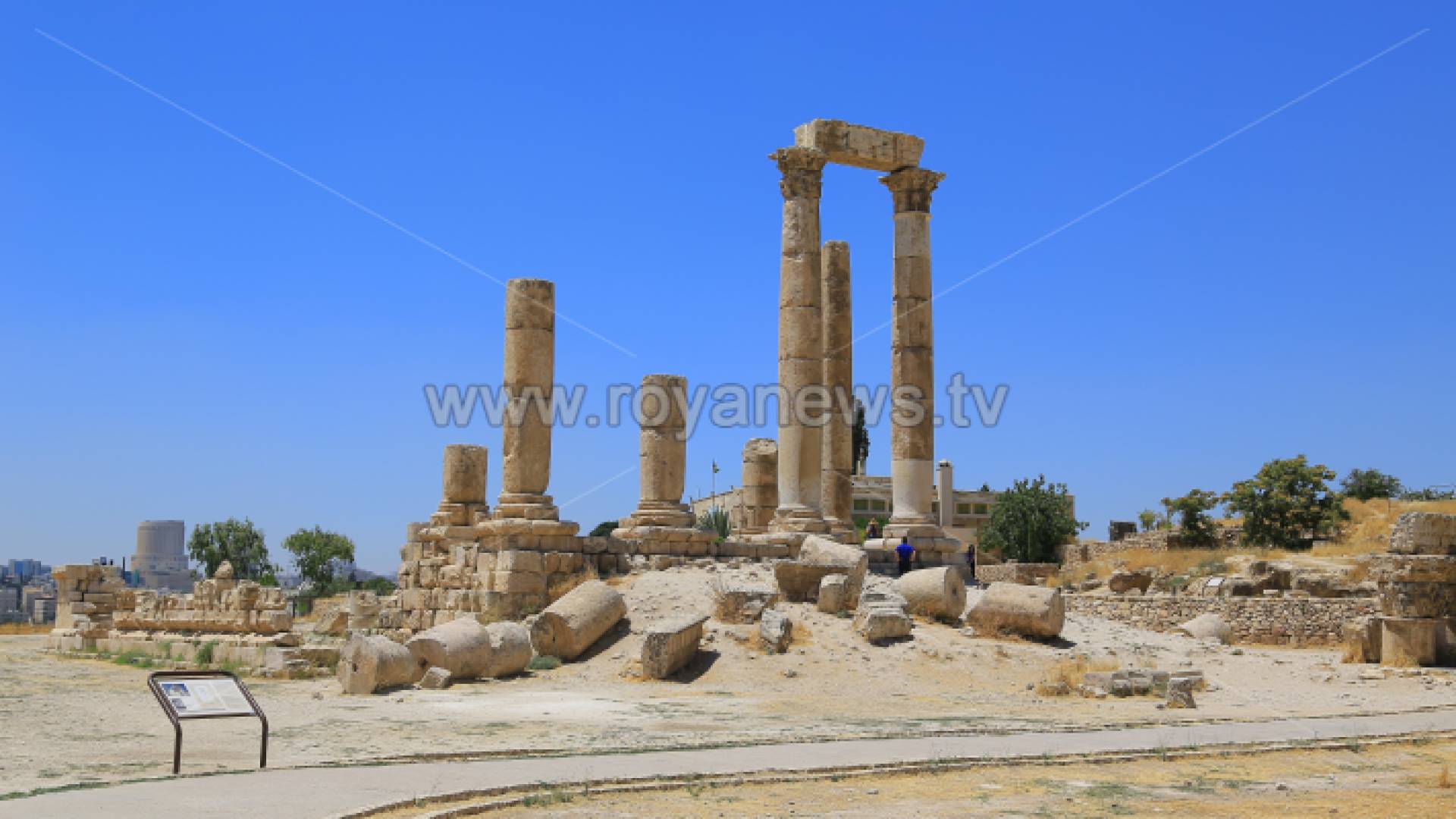 أحد المواقع الأثرية في العاصمة عمان