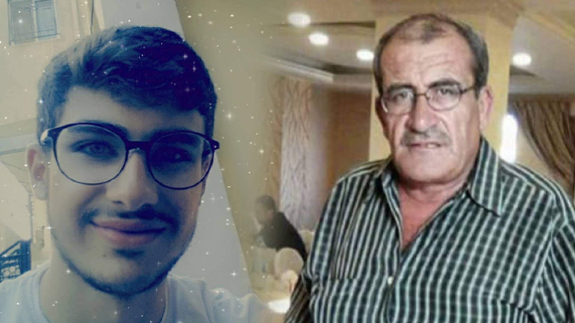 الراحل يوسف العميري ونجله صلاح الدين