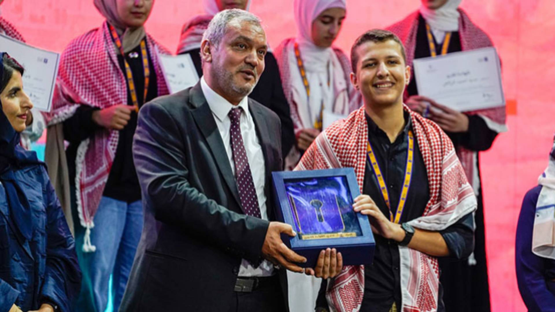 راشد الخطيب من الصف الحادي عشر بمدرسة الملك عبدالله الثاني للتميز